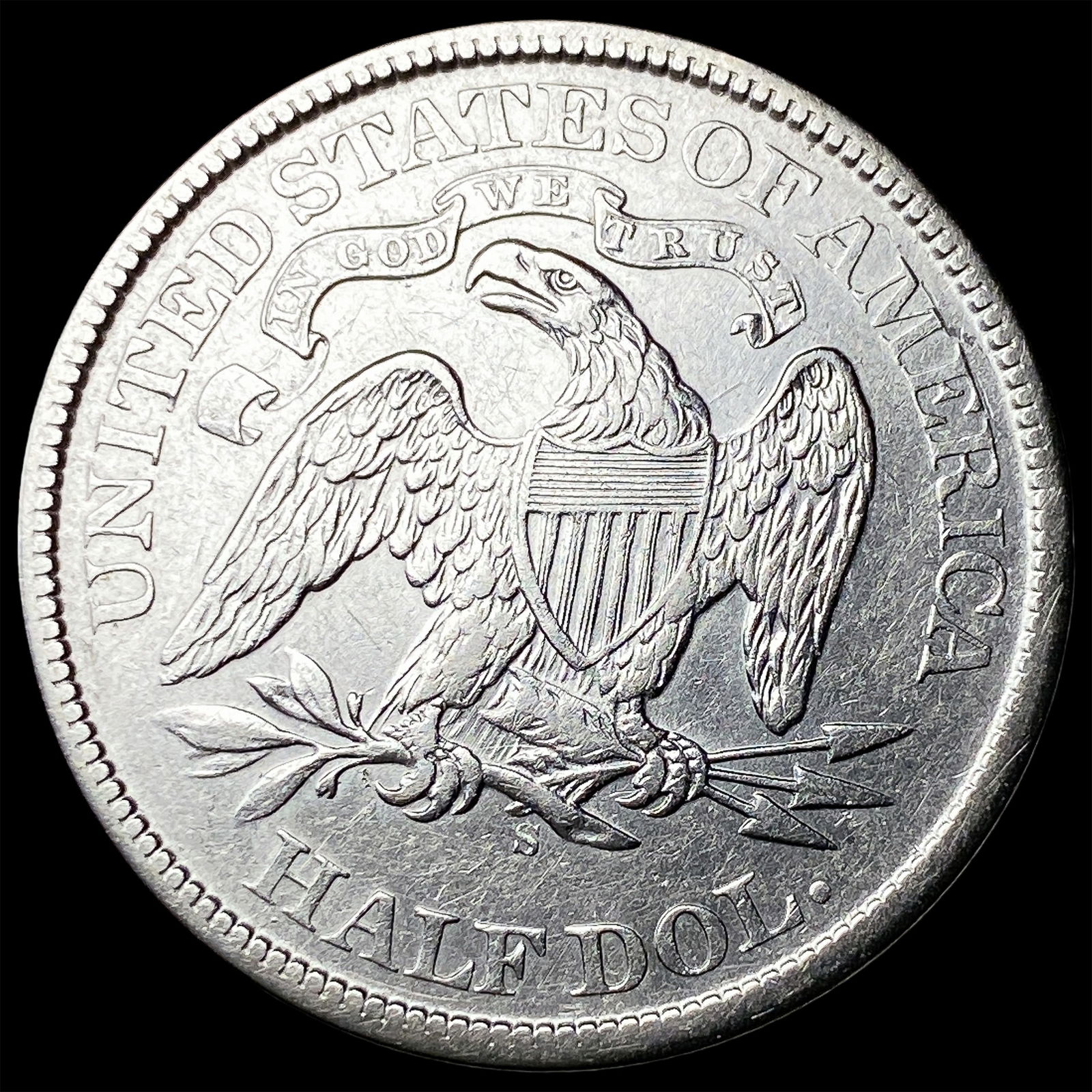 1870-S Silver Half Dollar UNCIRCULATED - 2
