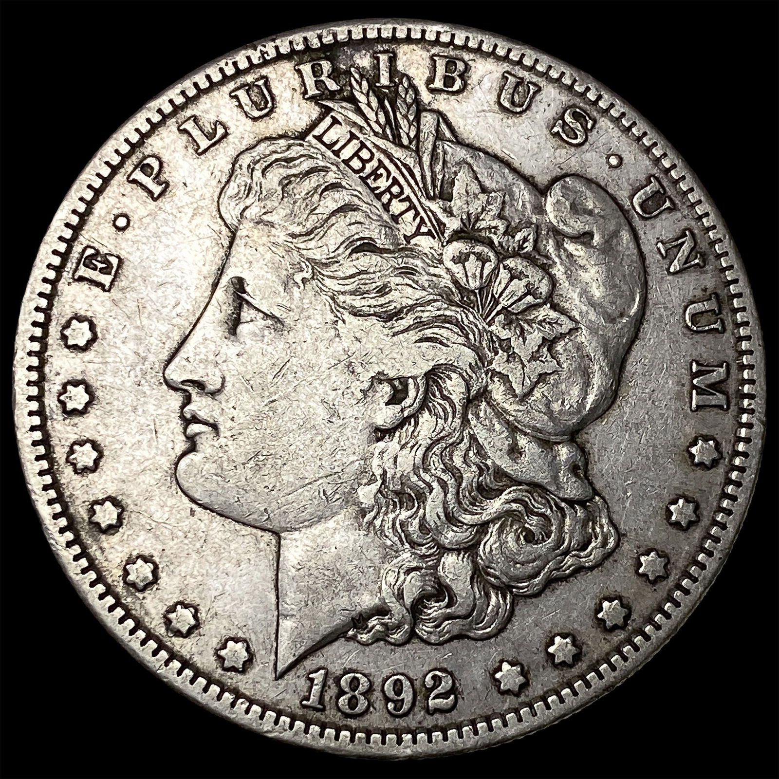 1892-S Silver Morgan Dollar LIGHTLY CIRCULATED (1 of 2)