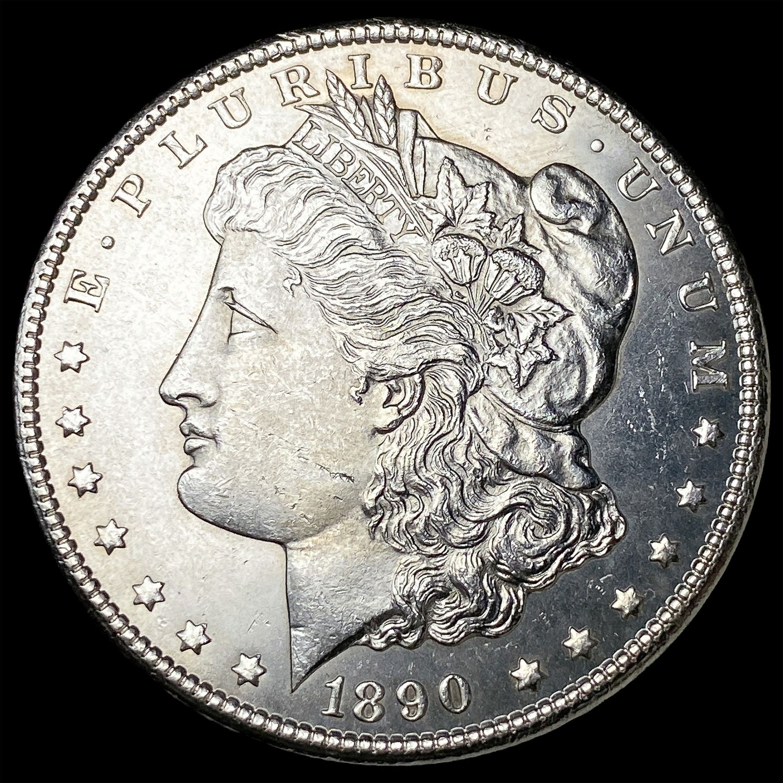1890-CC Silver Morgan Dollar UNCIRCULATED: 1890-CC Silver Morgan Dollar UNCIRCULATED