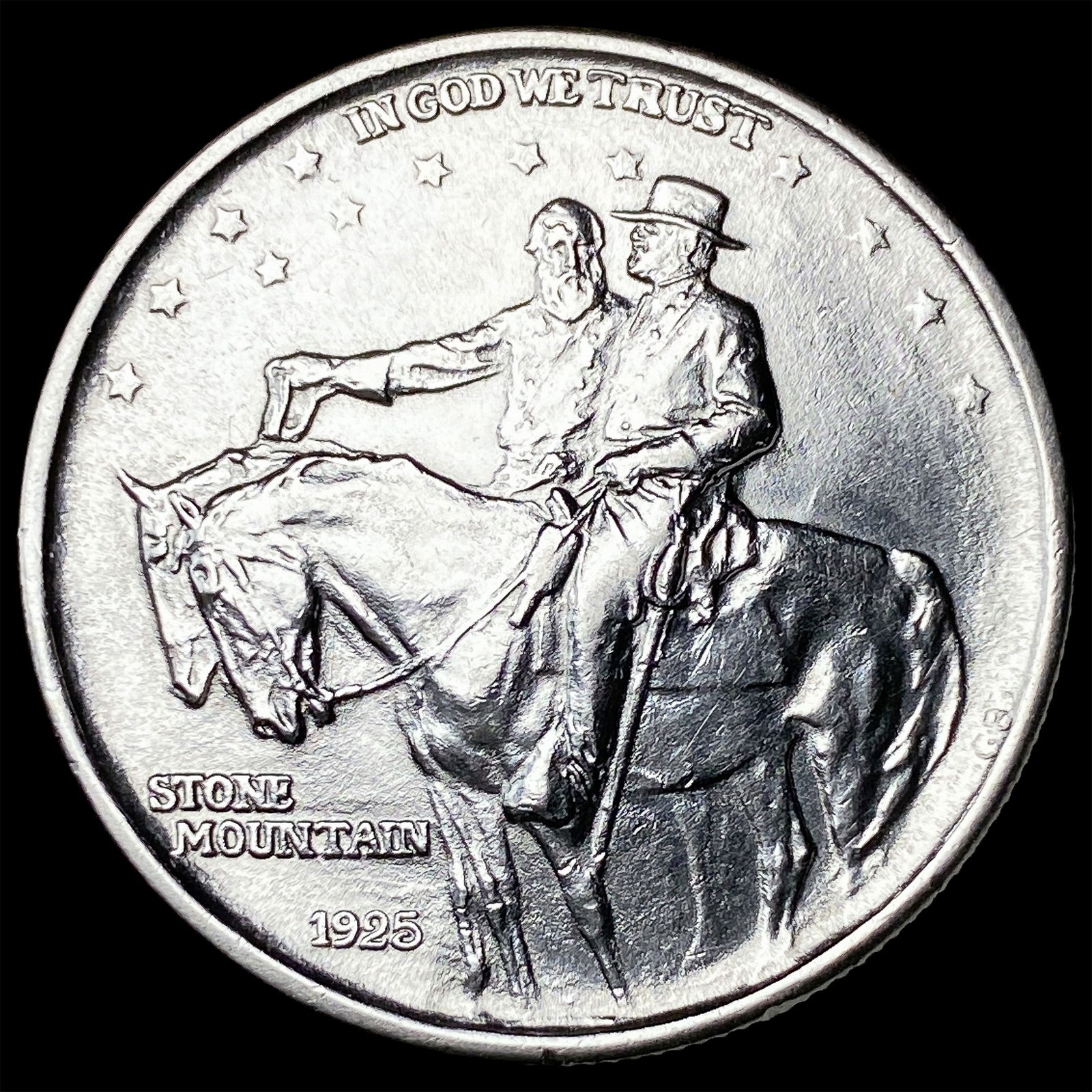 1925 Silver Half Dollar Stone Mountain GEM BU (1 of 2)