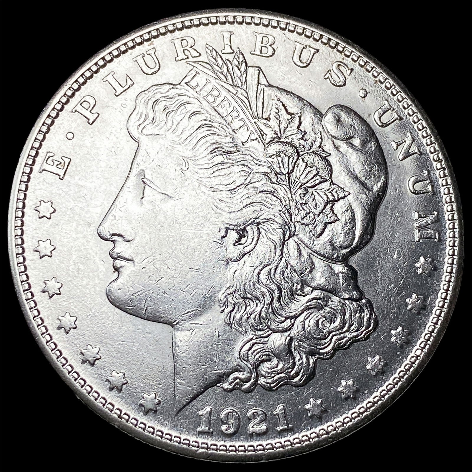 1921-S Silver Morgan Dollar CHOICE AU: 1921-S Silver Morgan Dollar CHOICE AU