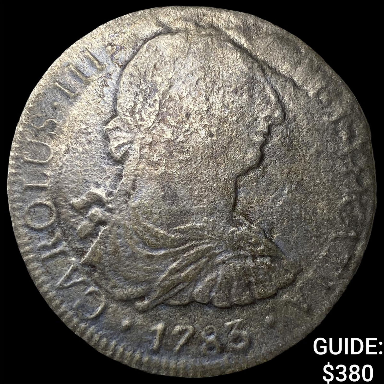 1783 Colonial Spain Silver "El Cazador" Shipwreck 8 Reale NEARLY UNCIRCULATED: 1783 Colonial Spain Silver "El Cazador" Shipwreck 8 Reale NEARLY UNCIRCULATED