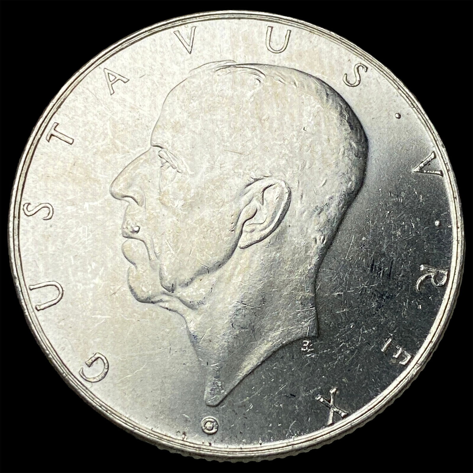 1938 Sweden Silver 2 Kroner UNCIRCULATED: 1938 Sweden Silver 2 Kroner UNCIRCULATED