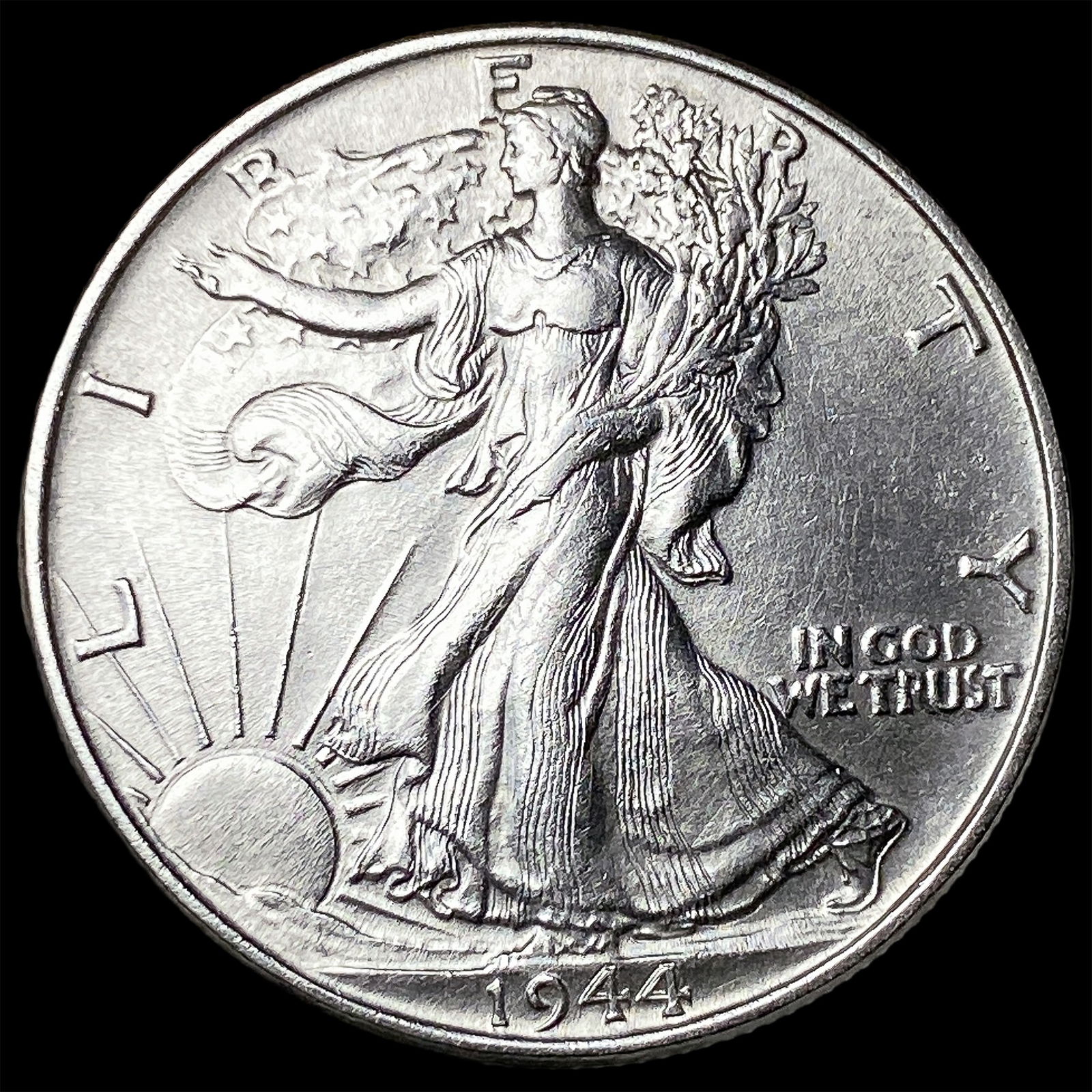 1944-S Silver Walking Liberty Half Dollar UNCIRCULATED: 1944-S Silver Walking Liberty Half Dollar UNCIRCULATED