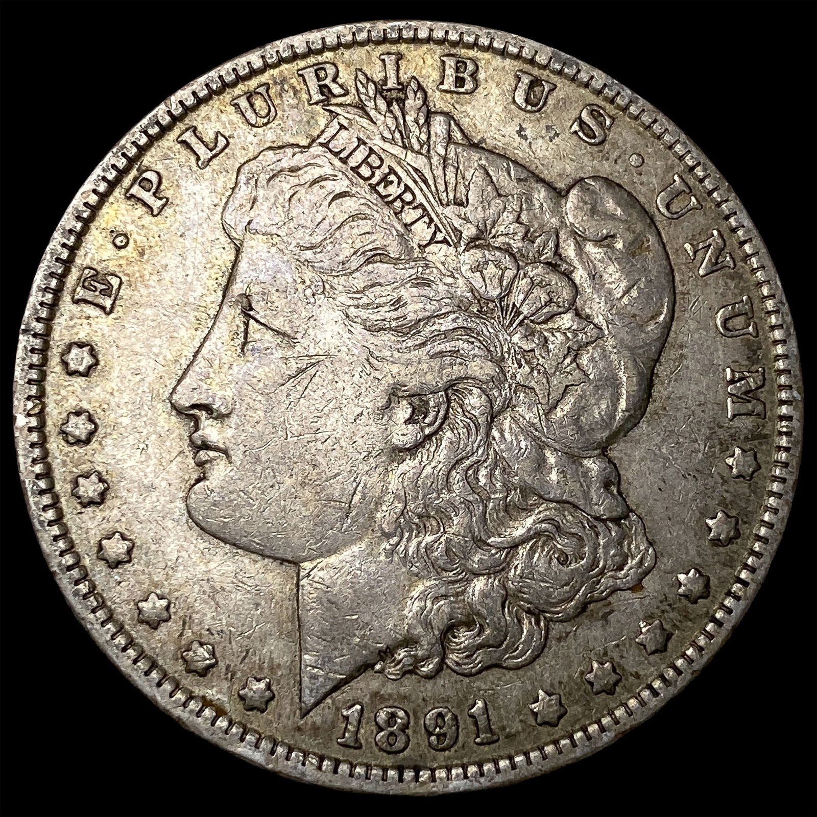 1891-O Silver Morgan Dollar NEARLY UNCIRCULATED: 1891-O Silver Morgan Dollar NEARLY UNCIRCULATED
