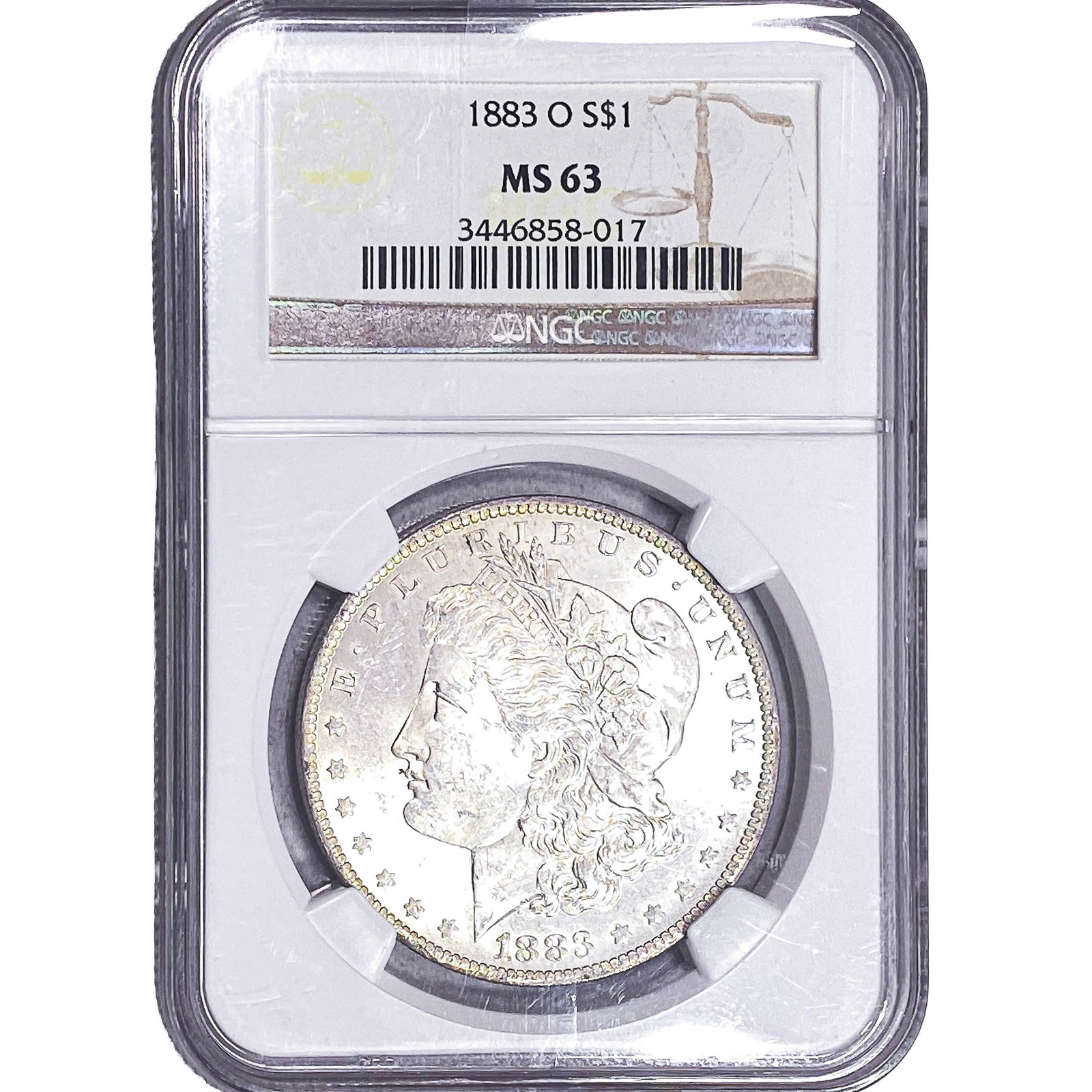 1883-O Morgan Silver Dollar NGC MS63 (1 of 2)