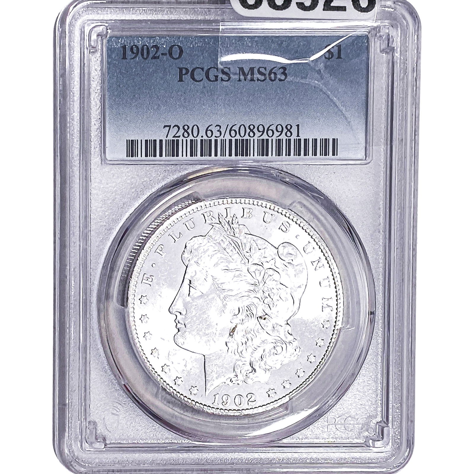 1902-O Morgan Silver Dollar PCGS MS63: 1902-O Morgan Silver Dollar PCGS MS63