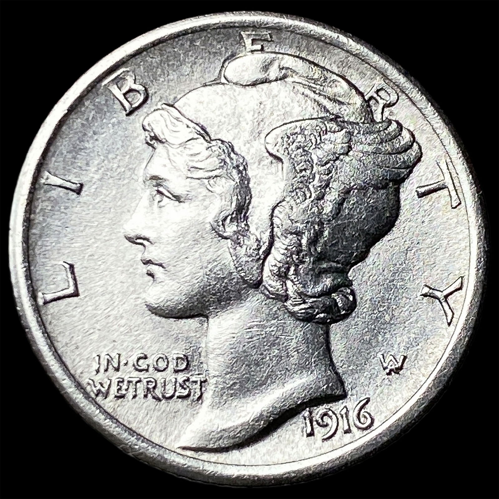 1916 Mercury Dime UNCIRCULATED: 1916 Mercury Dime UNCIRCULATED