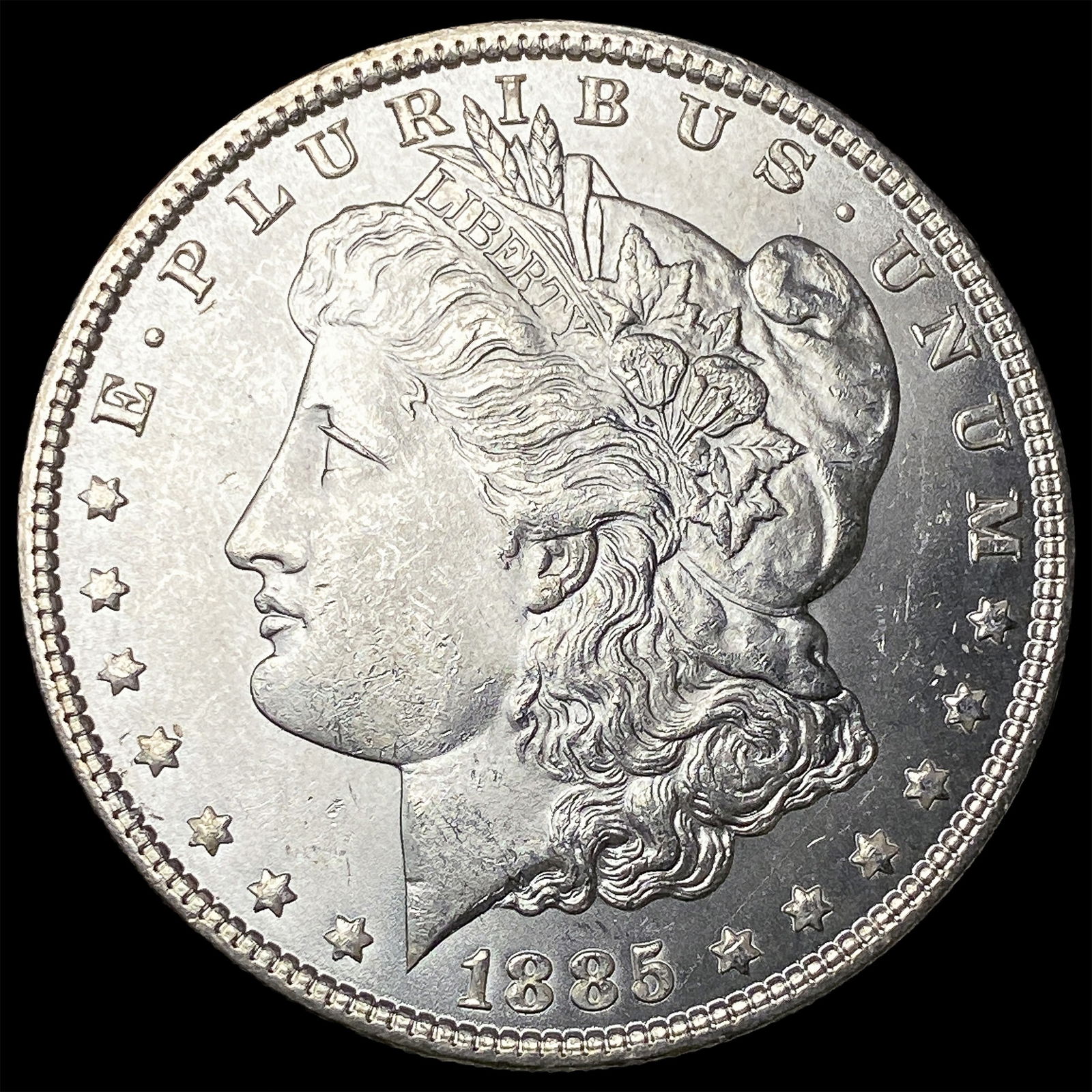 1885-S Silver Morgan Dollar CHOICE BU: 1885-S Silver Morgan Dollar CHOICE BU