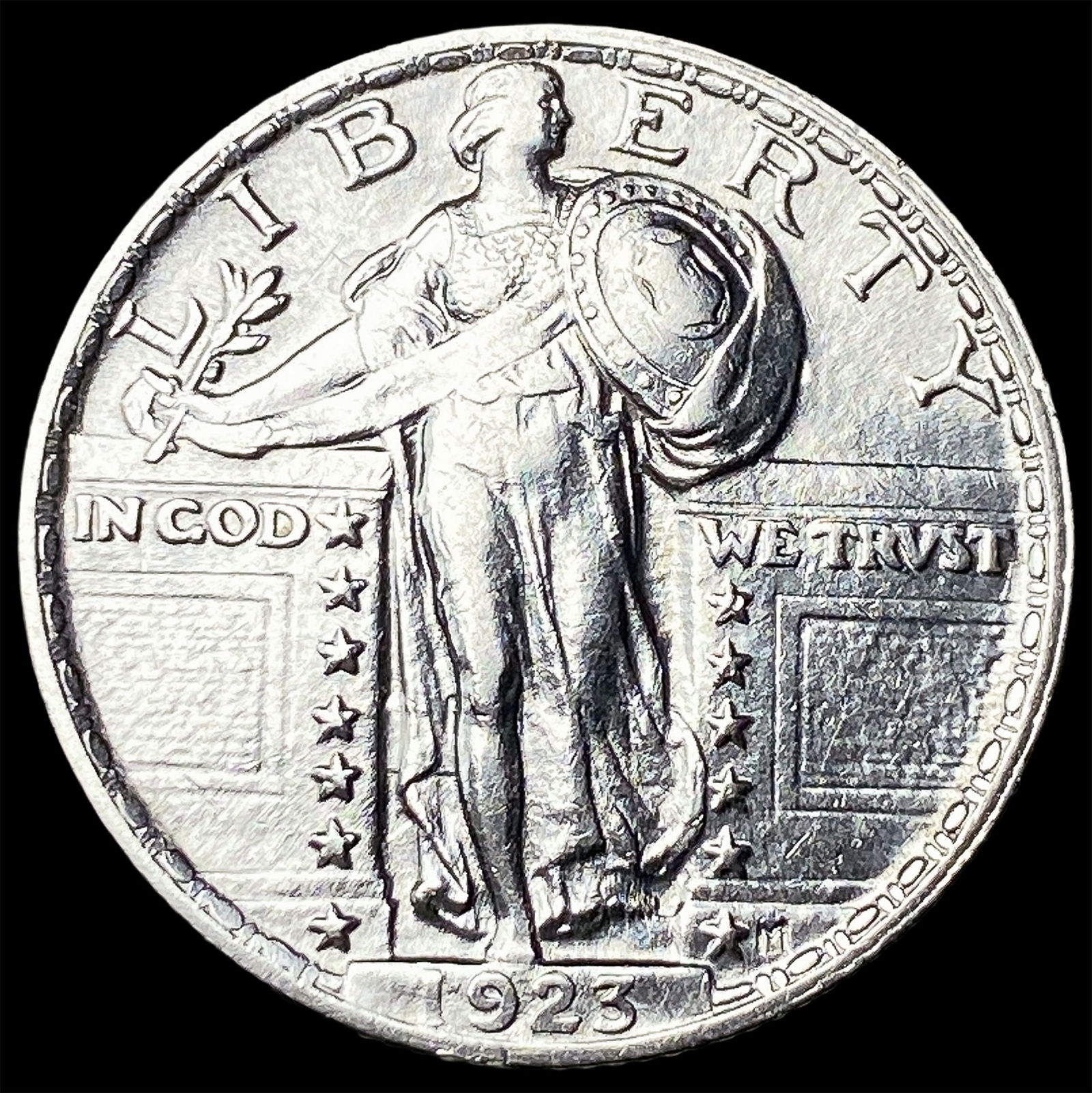 1923 Standing Liberty Silver Quarter UNCIRCULATED: 1923 Standing Liberty Silver Quarter UNCIRCULATED