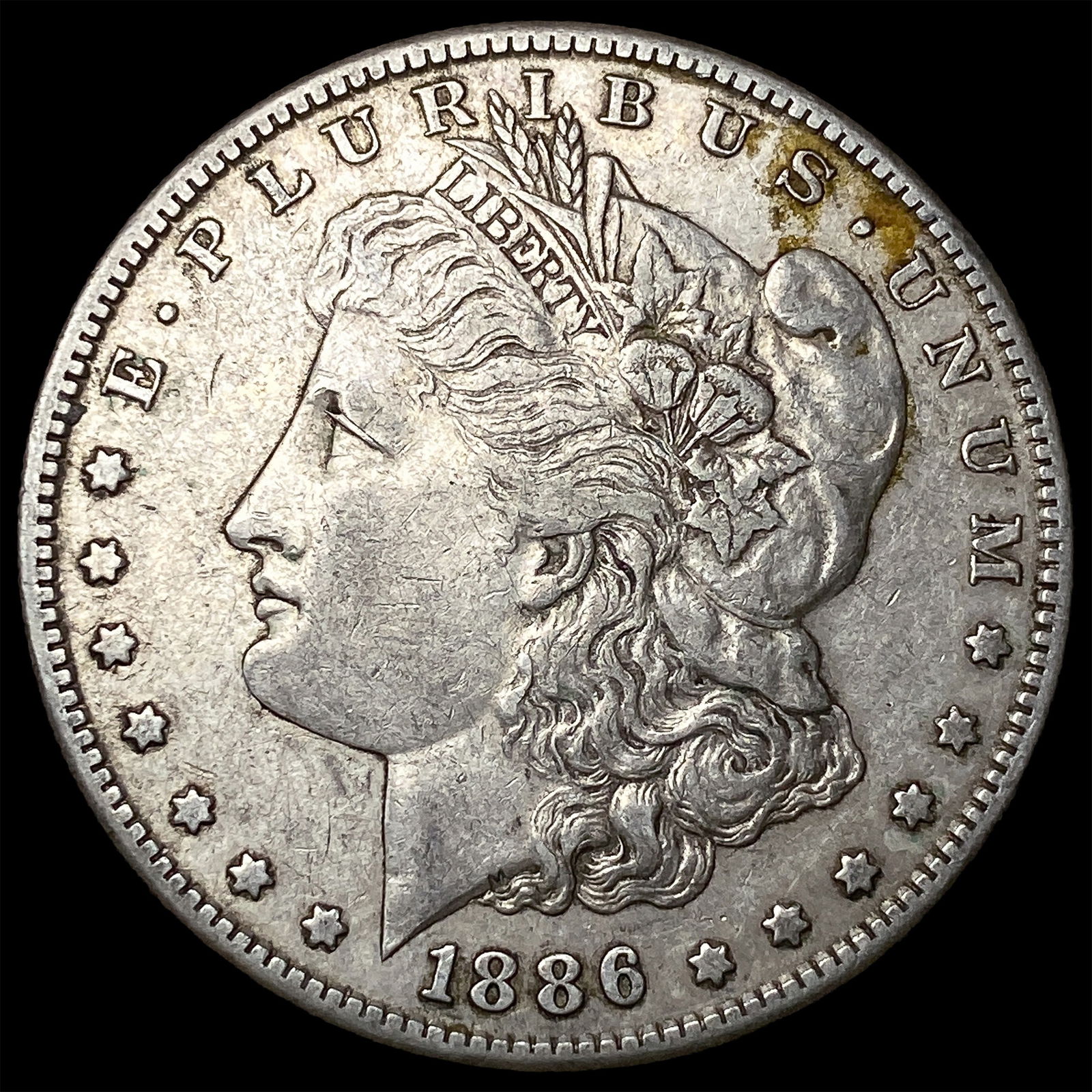 1886-S Silver Morgan Dollar LIGHTLY CIRCULATED: 1886-S Silver Morgan Dollar LIGHTLY CIRCULATED