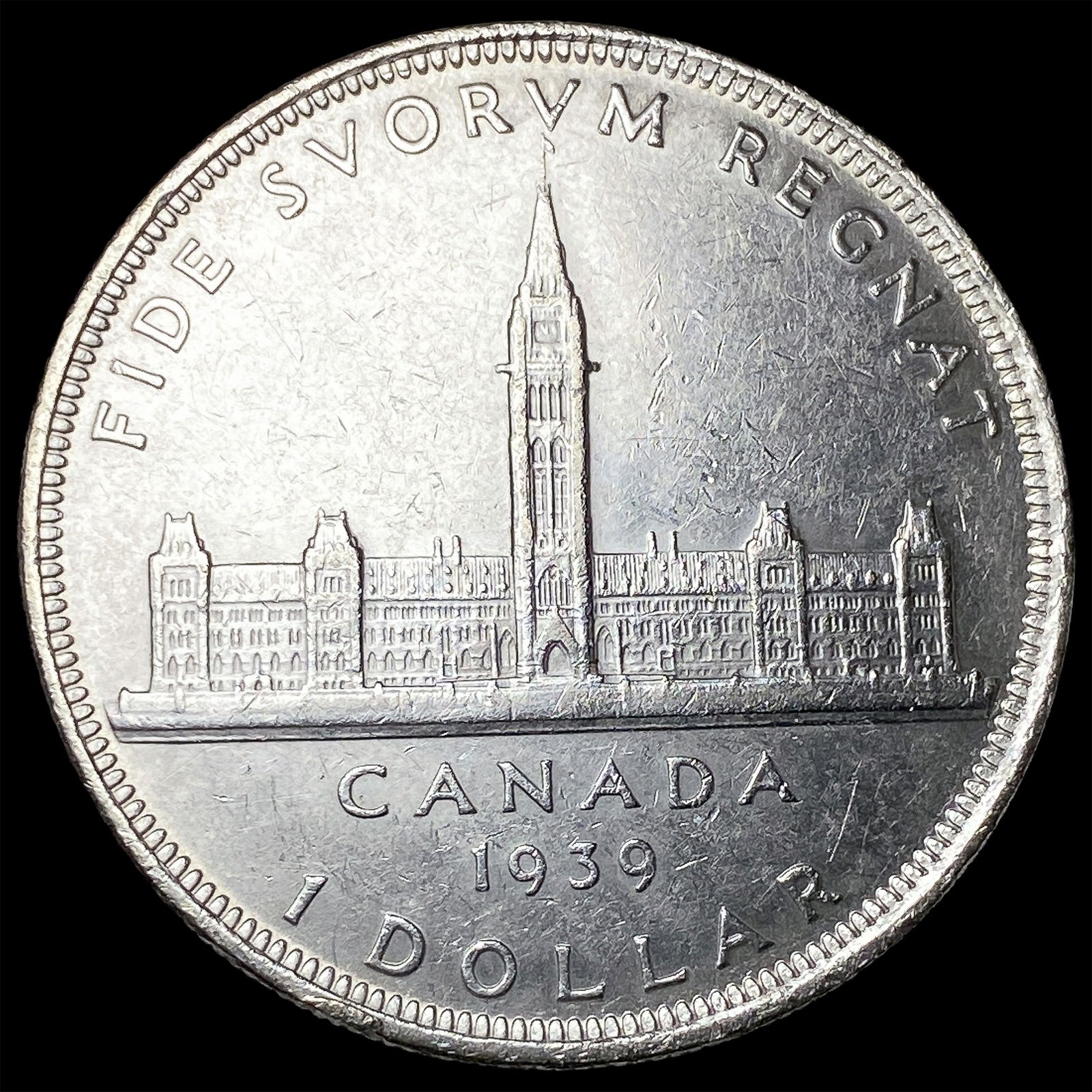 1939 Canada Silver Dollar UNCIRCULATED - 2