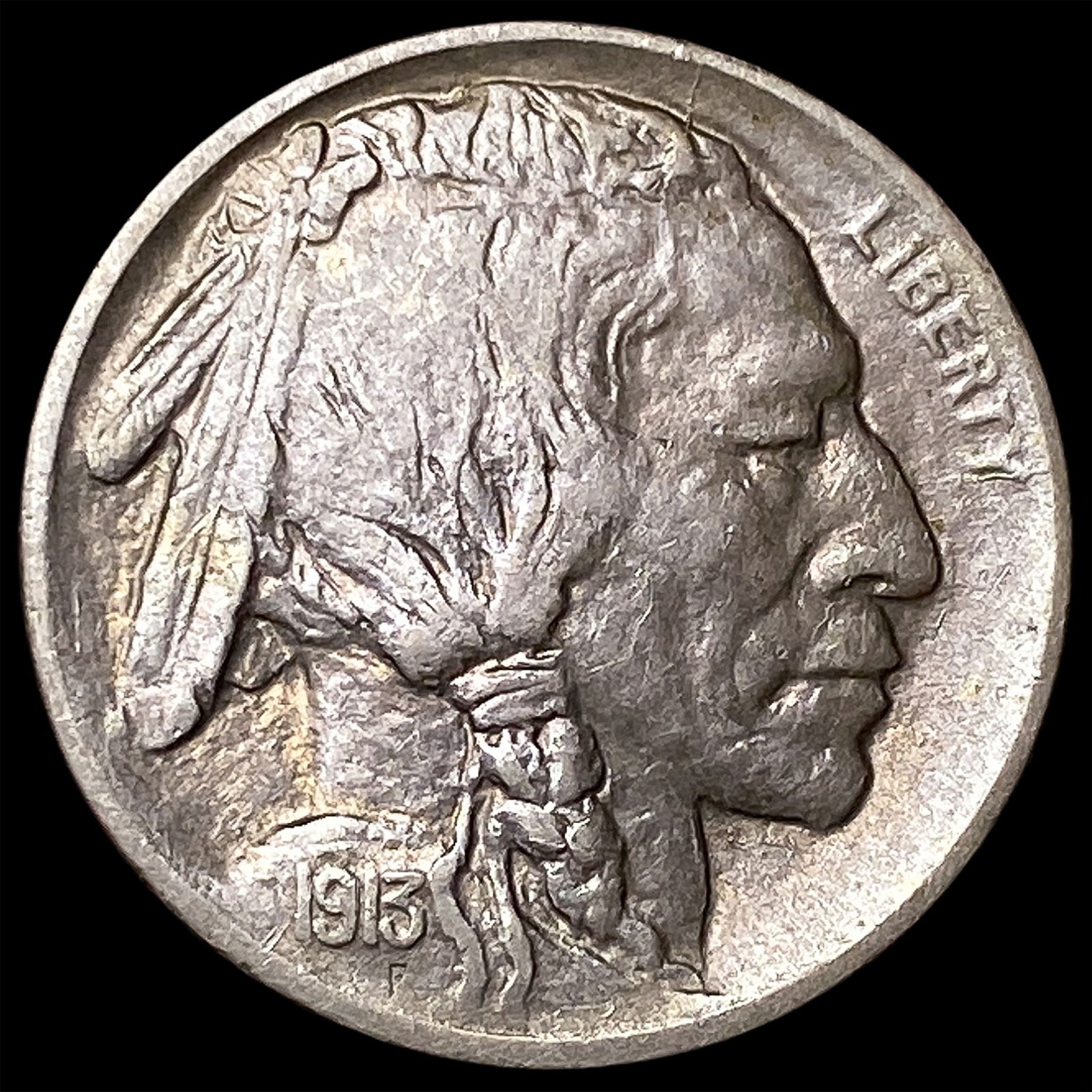 1913-S Buffalo Nickel Type 1 UNCIRCULATED (1 of 2)