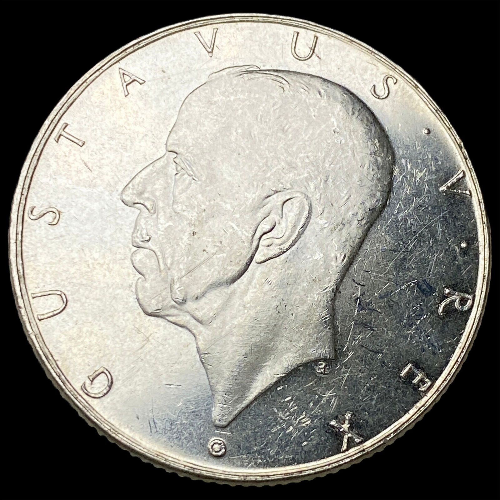 1938 Sweden Silver 2 Kroner UNCIRCULATED: 1938 Sweden Silver 2 Kroner UNCIRCULATED