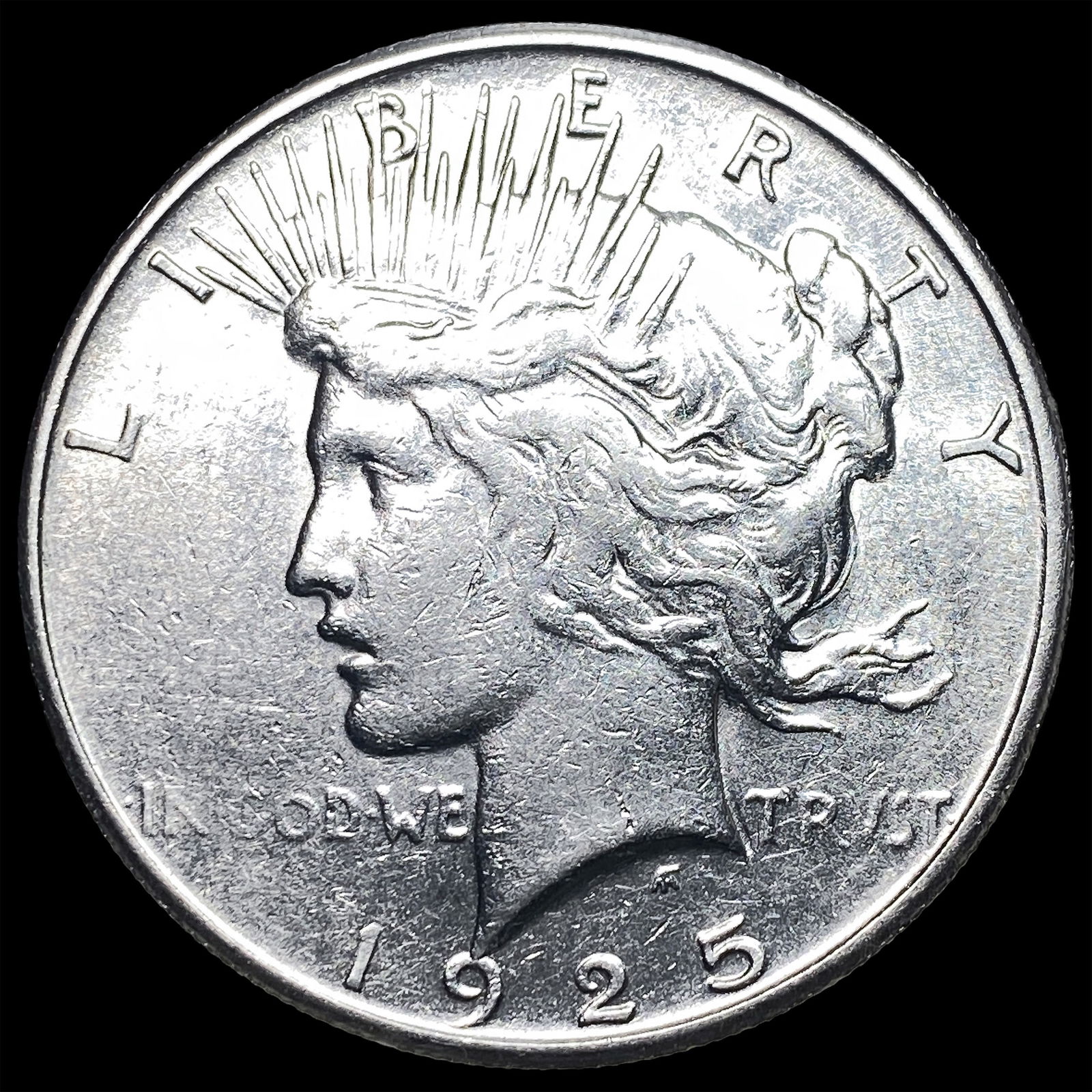 1925 Silver Peace Dollar CLOSELY UNCIRCULATED: 1925 Silver Peace Dollar CLOSELY UNCIRCULATED