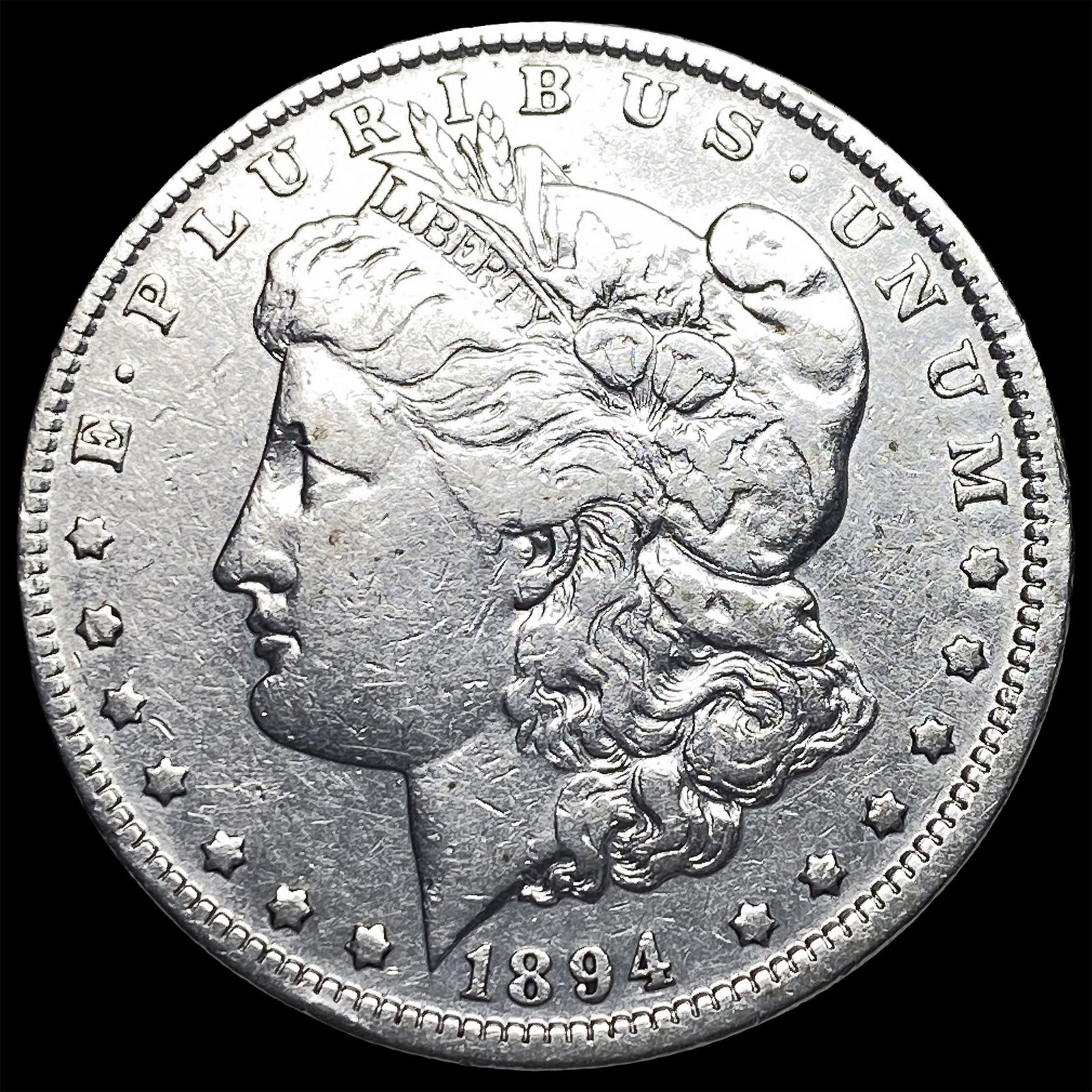 1894-S Silver Morgan Dollar CLOSELY UNCIRCULATED: 1894-S Silver Morgan Dollar CLOSELY UNCIRCULATED