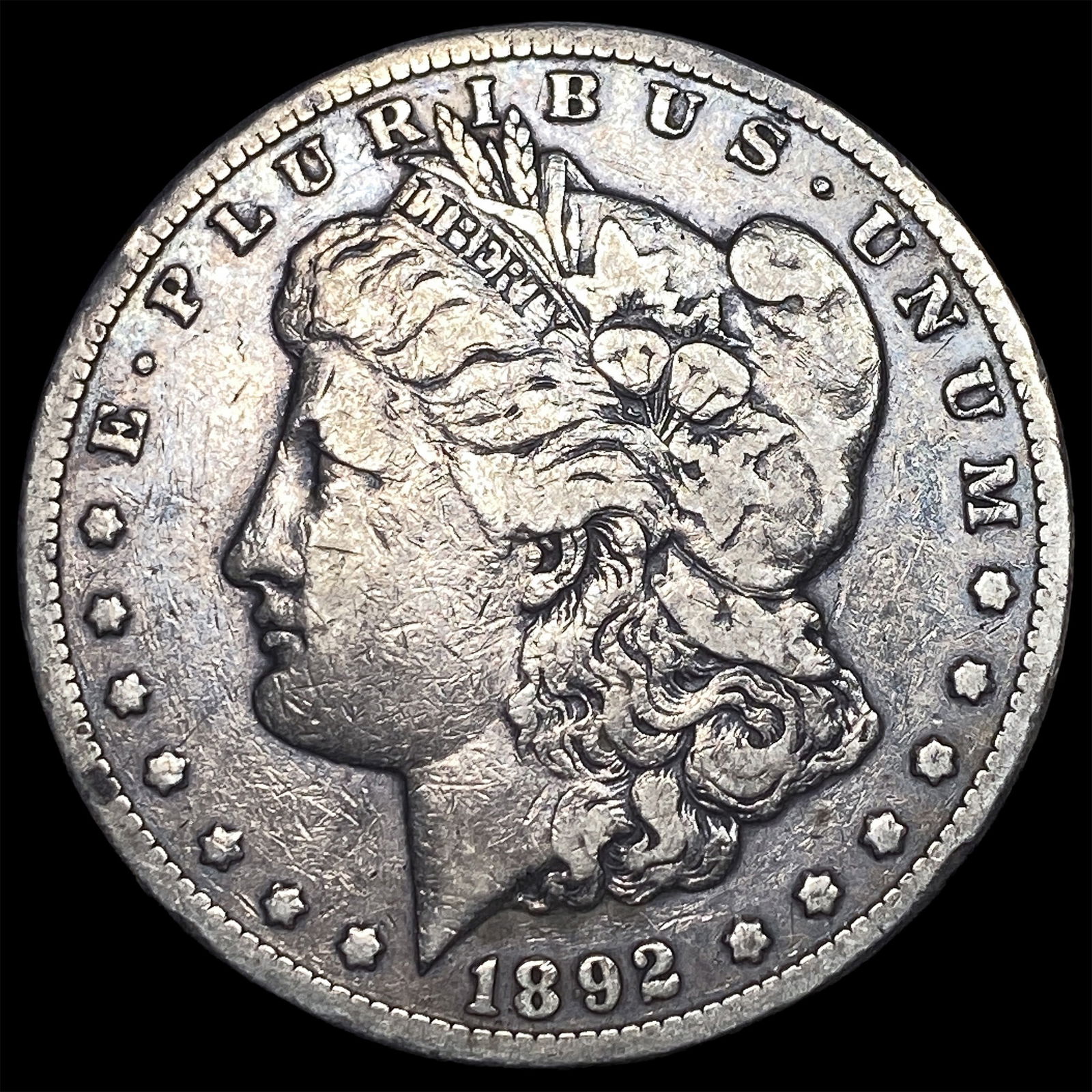 1892-CC Silver Morgan Dollar HIGH GRADE: 1892-CC Silver Morgan Dollar HIGH GRADE