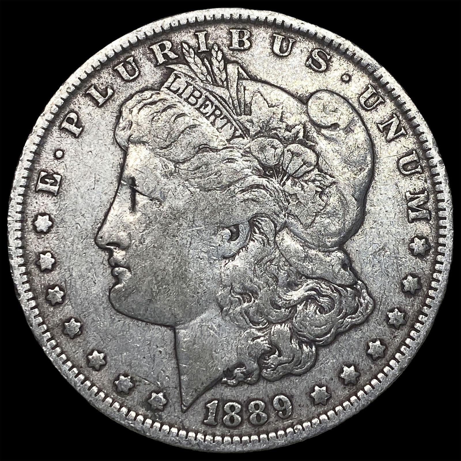 1889-O Silver Morgan Dollar ABOUT UNCIRCULATED (1 of 2)
