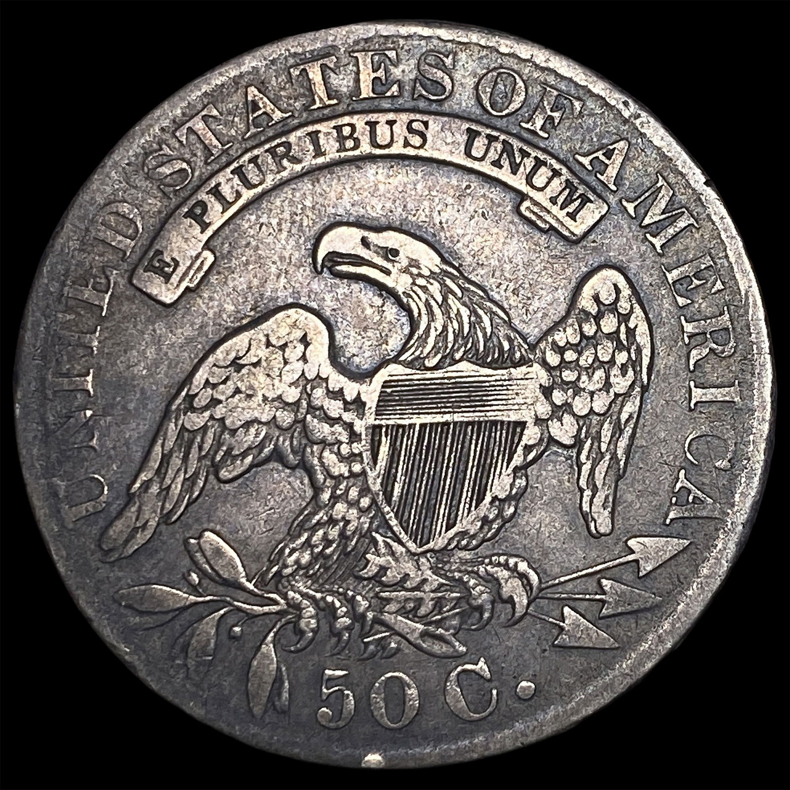 1834 Capped Bust Half Dollar ABOUT UNCIRCULATED - 2