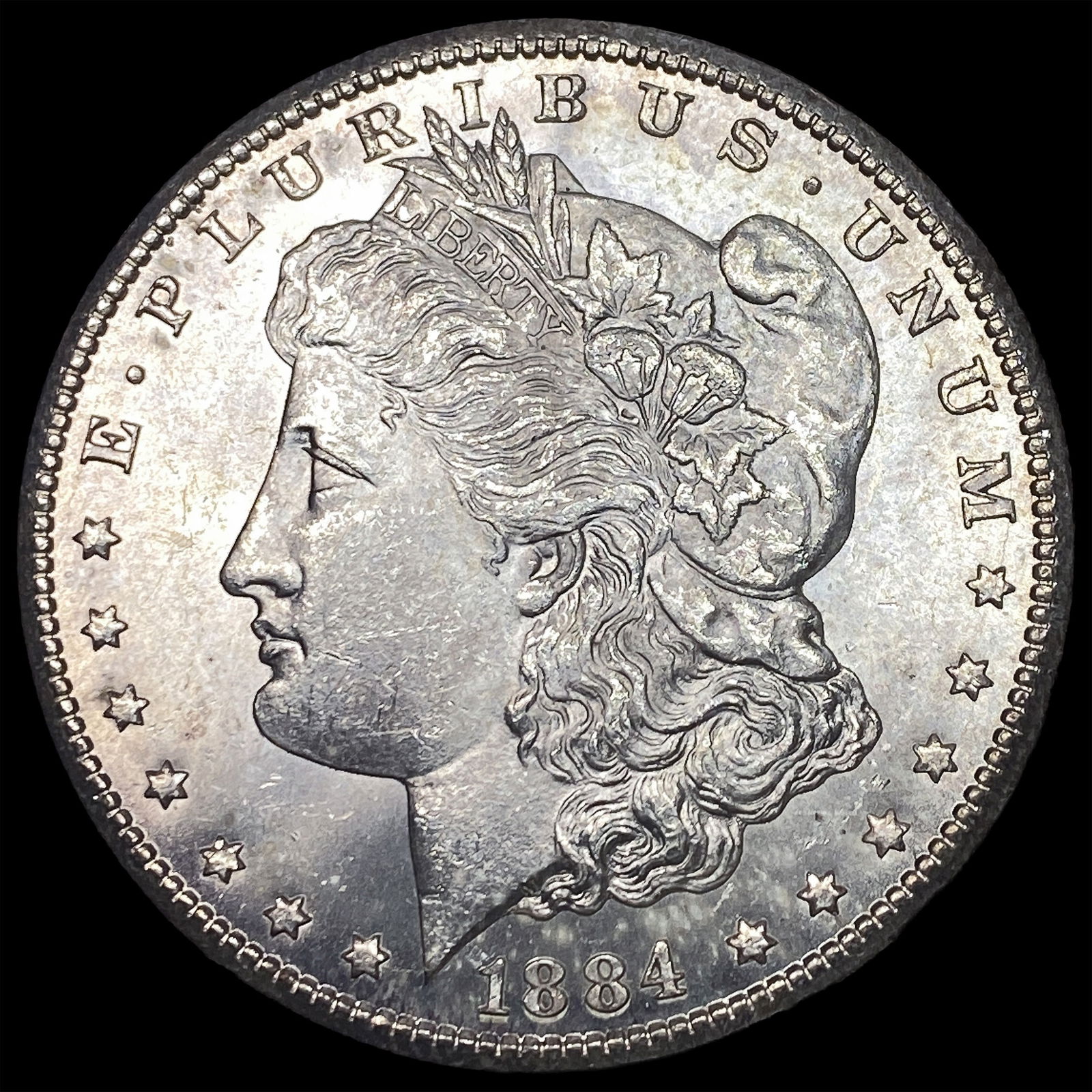 1884-CC Silver Morgan Dollar CHOICE BU: 1884-CC Silver Morgan Dollar CHOICE BU