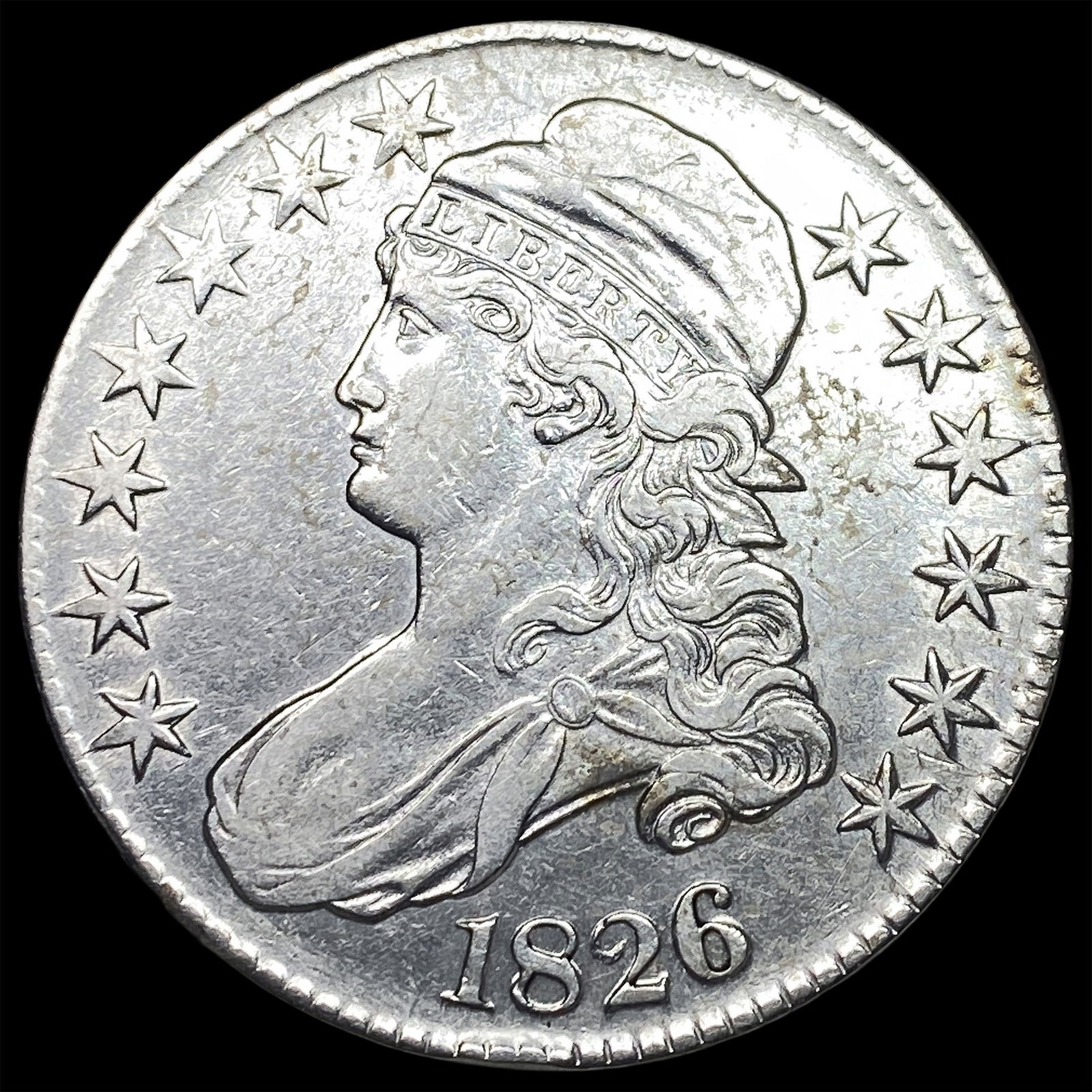 1826 Capped Bust Half Dollar CHOICE AU (1 of 2)