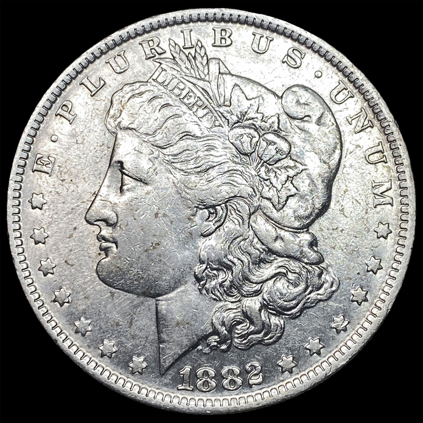 1882-S Silver Morgan Dollar CLOSELY UNCIRCULATED: 1882-S Silver Morgan Dollar CLOSELY UNCIRCULATED