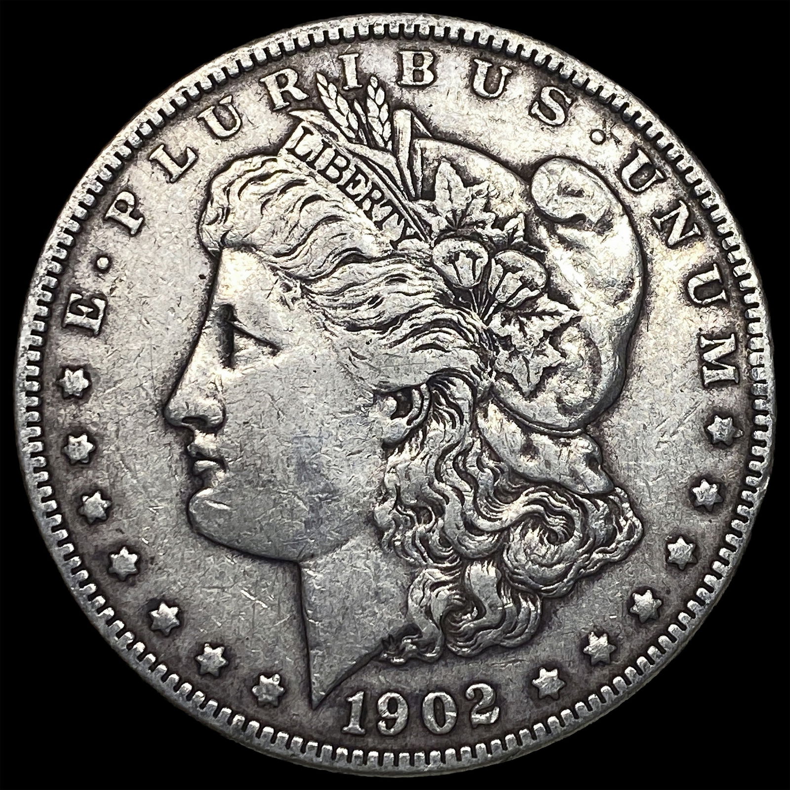 1902 Morgan Silver Dollar NEARLY UNCIRCULATED: 1902 Morgan Silver Dollar NEARLY UNCIRCULATED