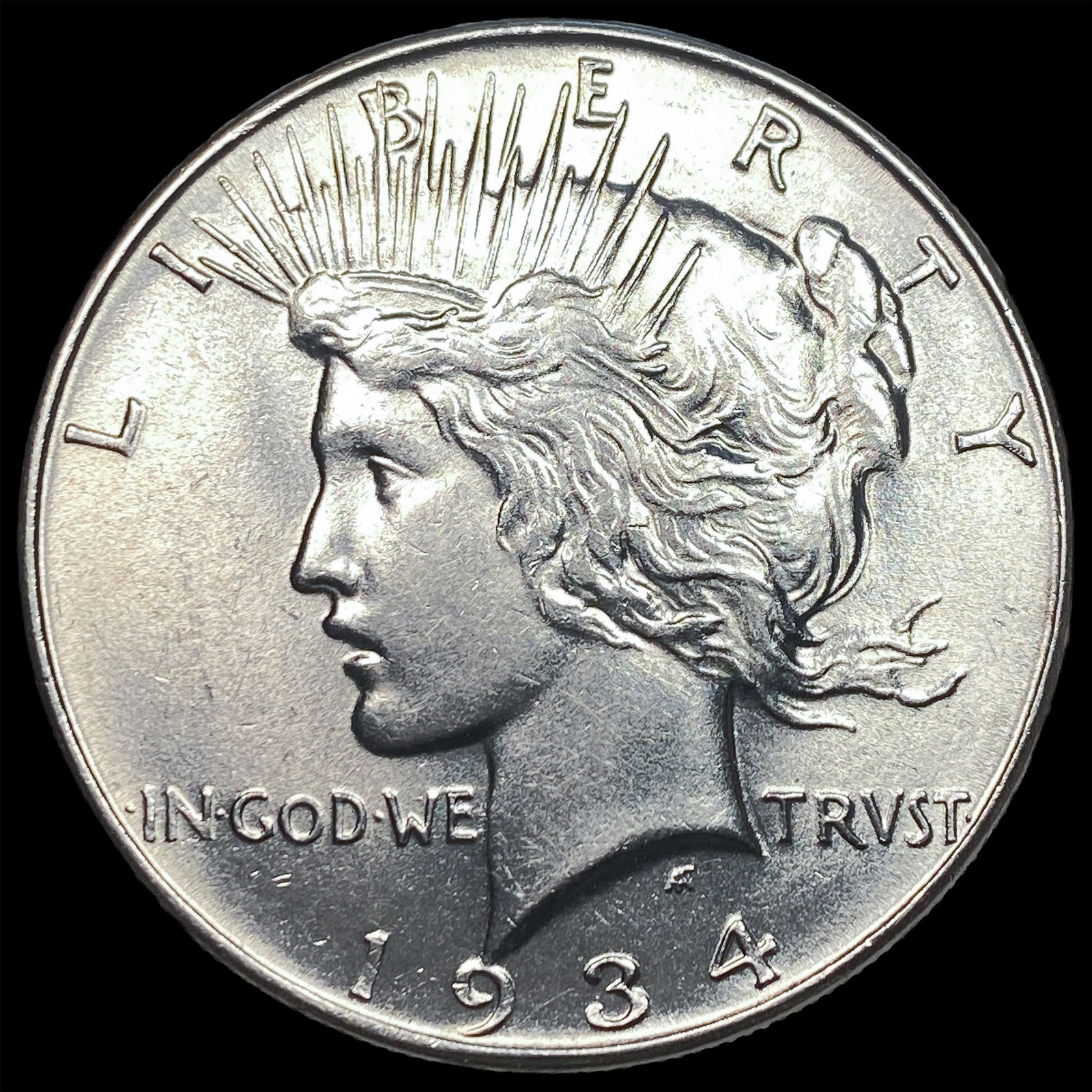 1934 Silver Peace Dollar CHOICE BU: 1934 Silver Peace Dollar CHOICE BU