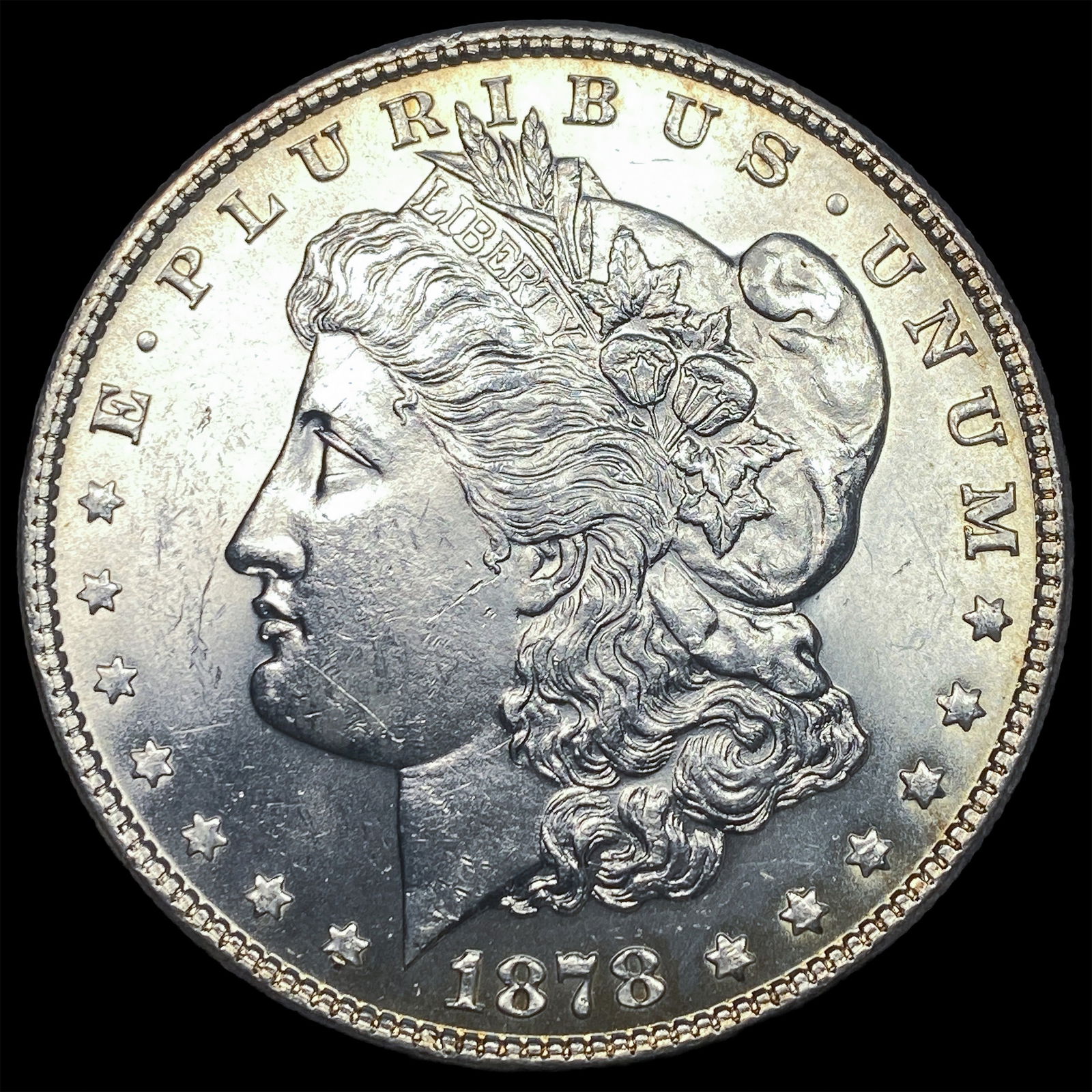 1878-S Silver Morgan Dollar CHOICE BU: 1878-S Silver Morgan Dollar CHOICE BU