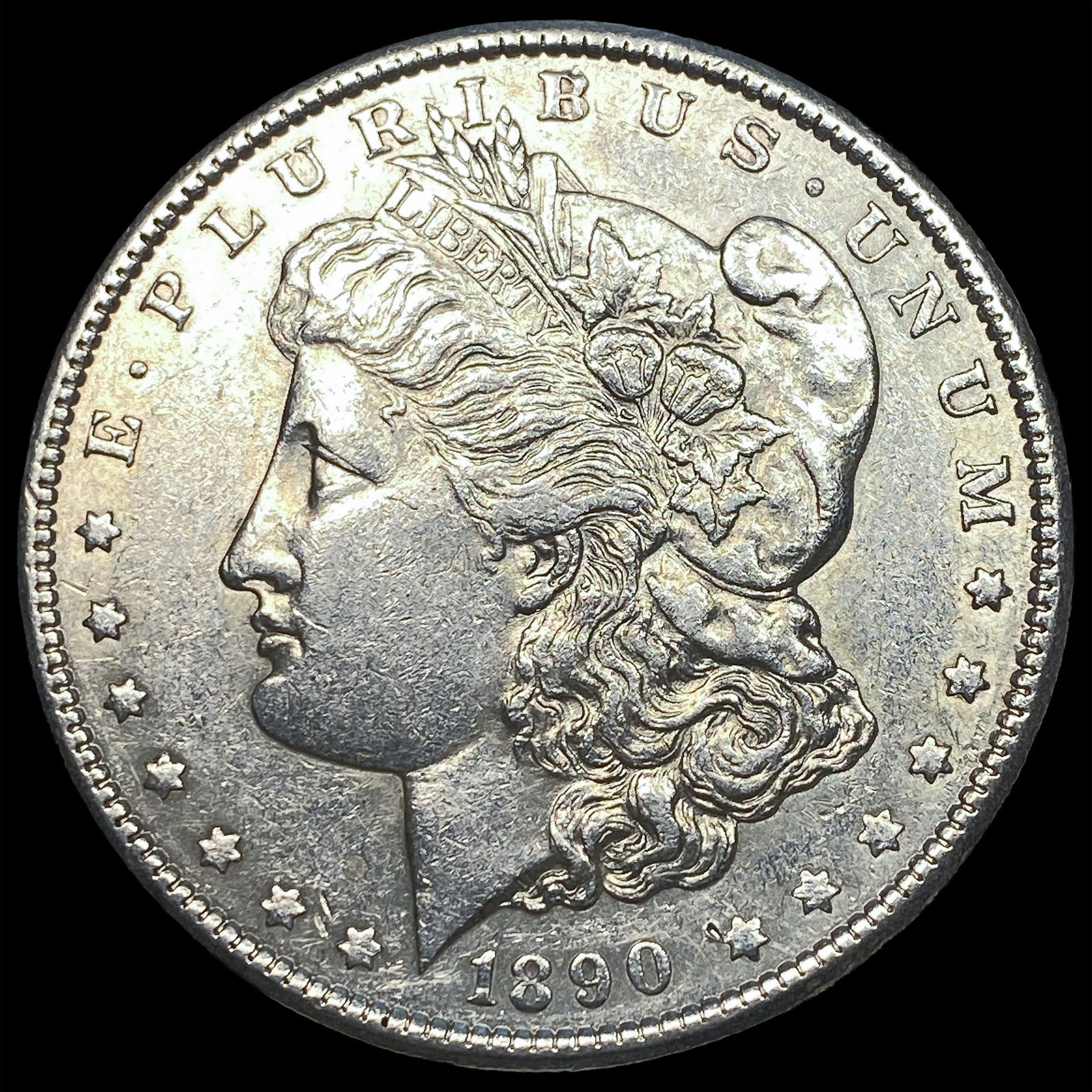 1890-S Silver Morgan Dollar CLOSELY UNCIRCULATED: 1890-S Silver Morgan Dollar CLOSELY UNCIRCULATED