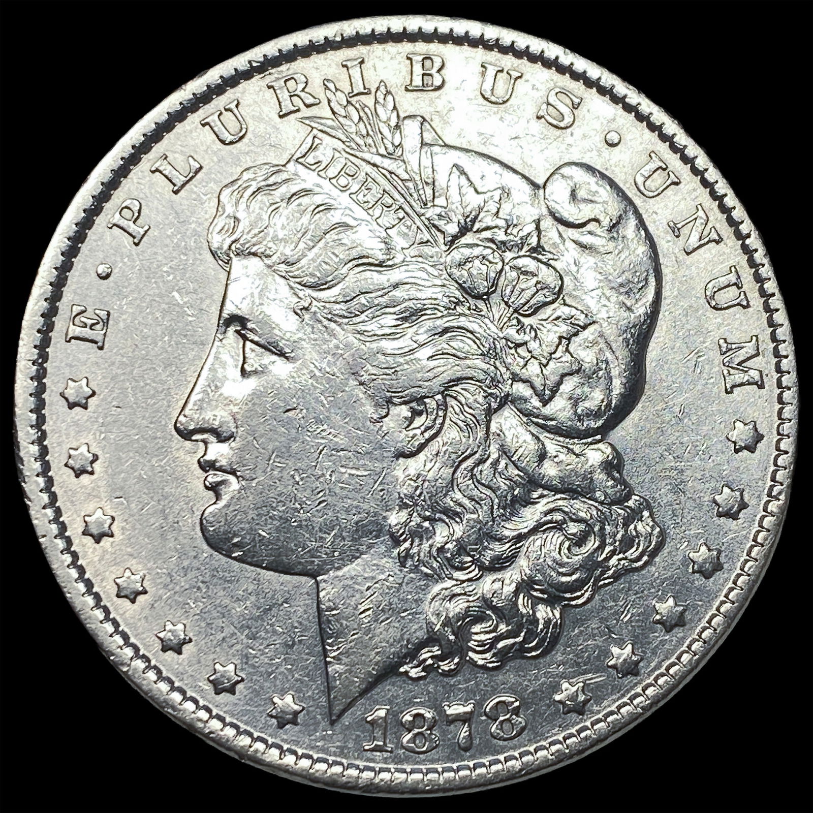 1878 Silver Morgan Dollar CHOICE AU: 1878 Silver Morgan Dollar CHOICE AU