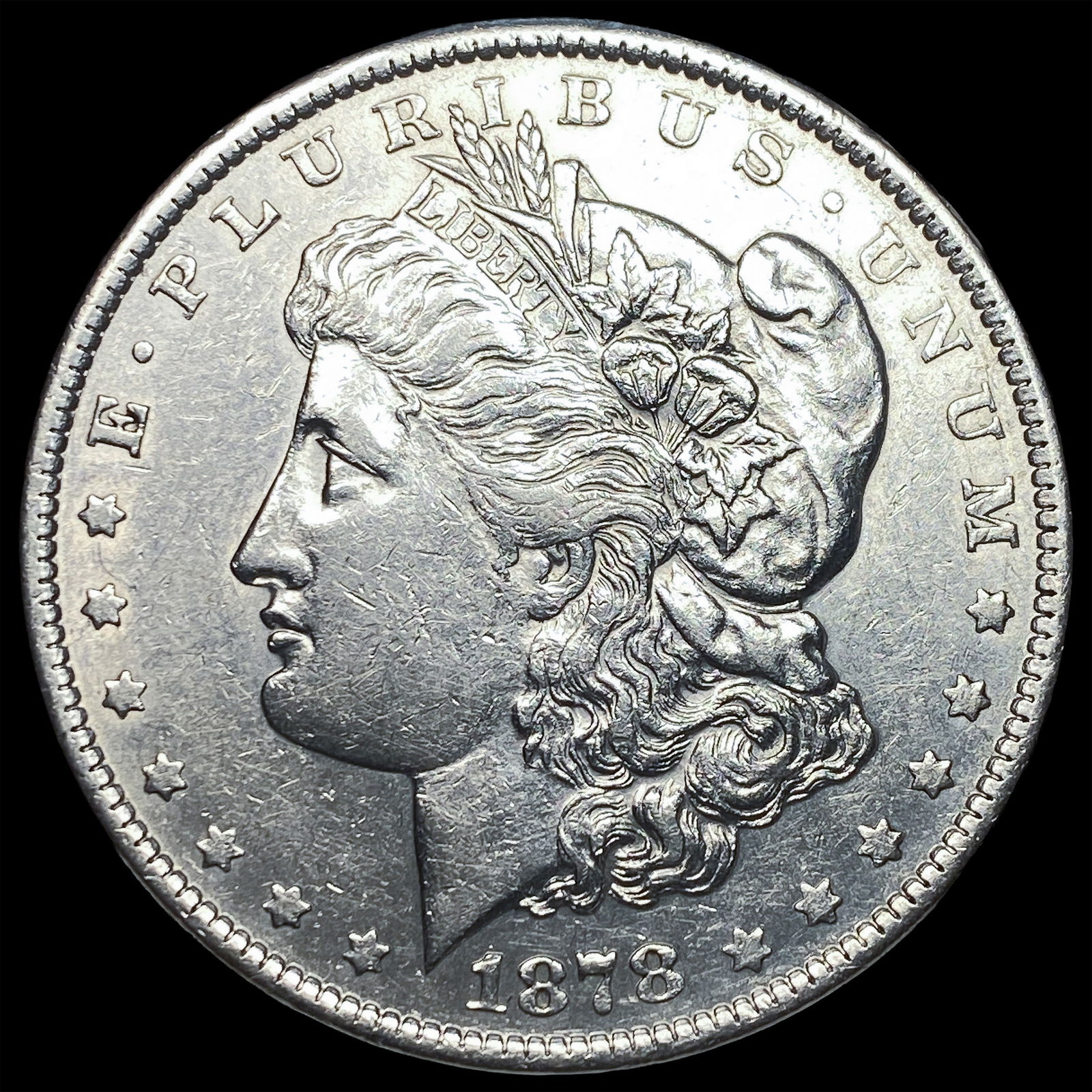 1878 Silver Morgan Dollar CHOICE AU: 1878 Silver Morgan Dollar CHOICE AU