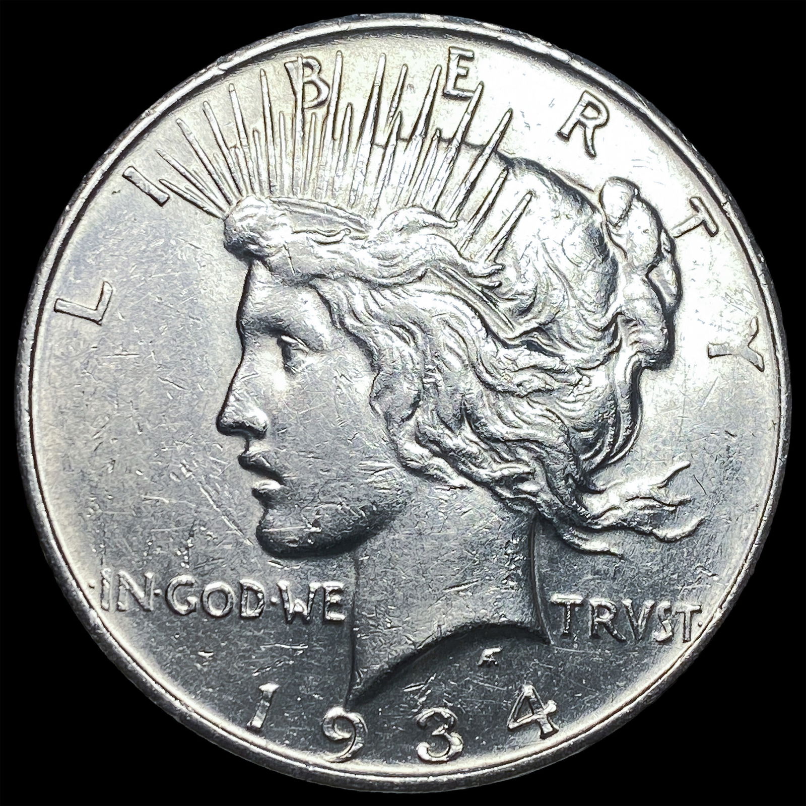 1934 Silver Peace Dollar UNCIRCULATED: 1934 Silver Peace Dollar UNCIRCULATED
