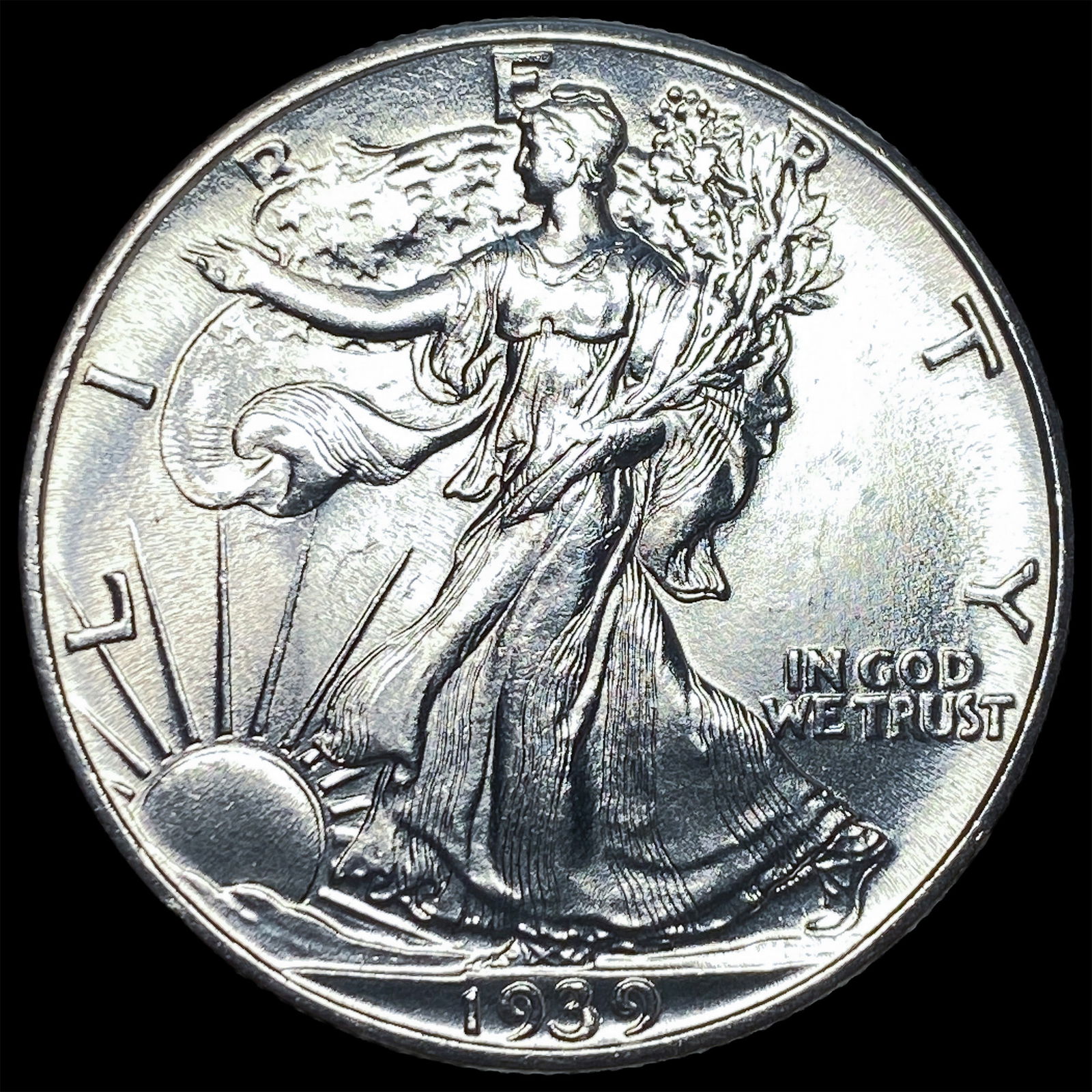 1939 Silver Walking Liberty Half Dollar GEM BU: 1939 Silver Walking Liberty Half Dollar GEM BU