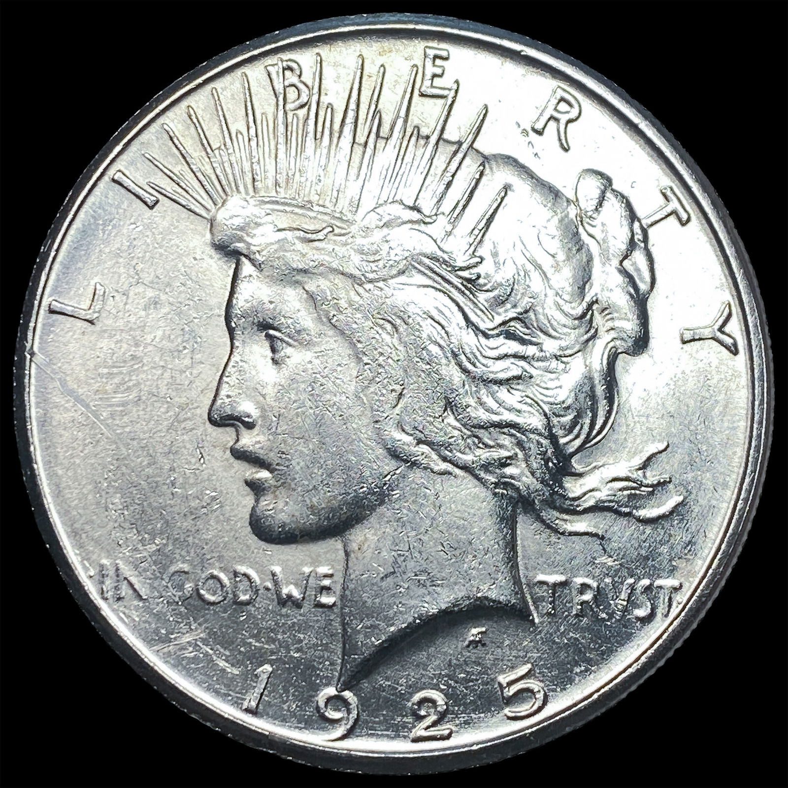 1925-S Silver Peace Dollar UNCIRCULATED (1 of 2)