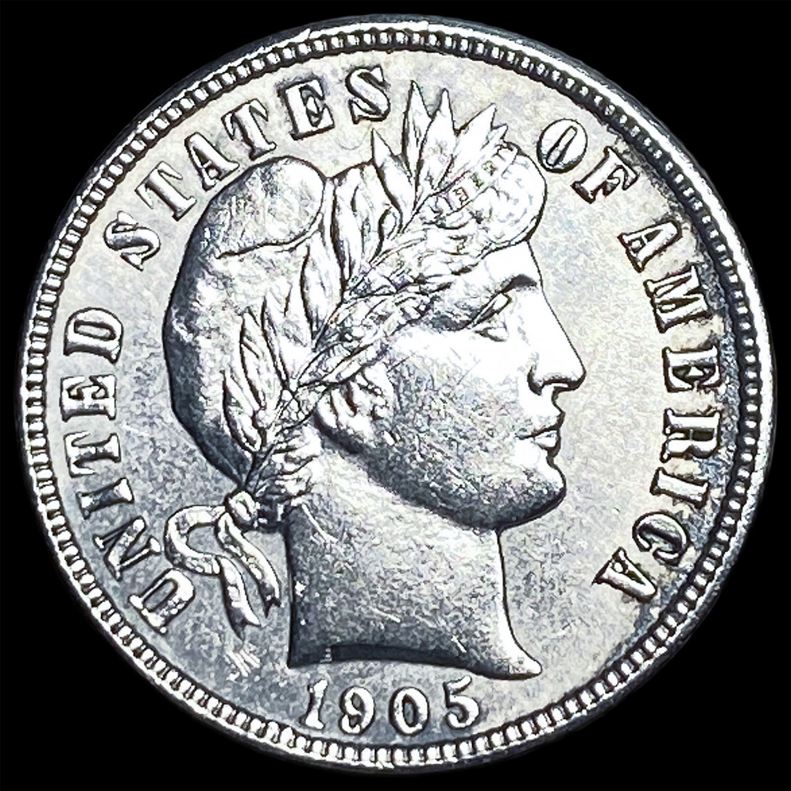 1905 Barber Dime GEM BU (1 of 2)