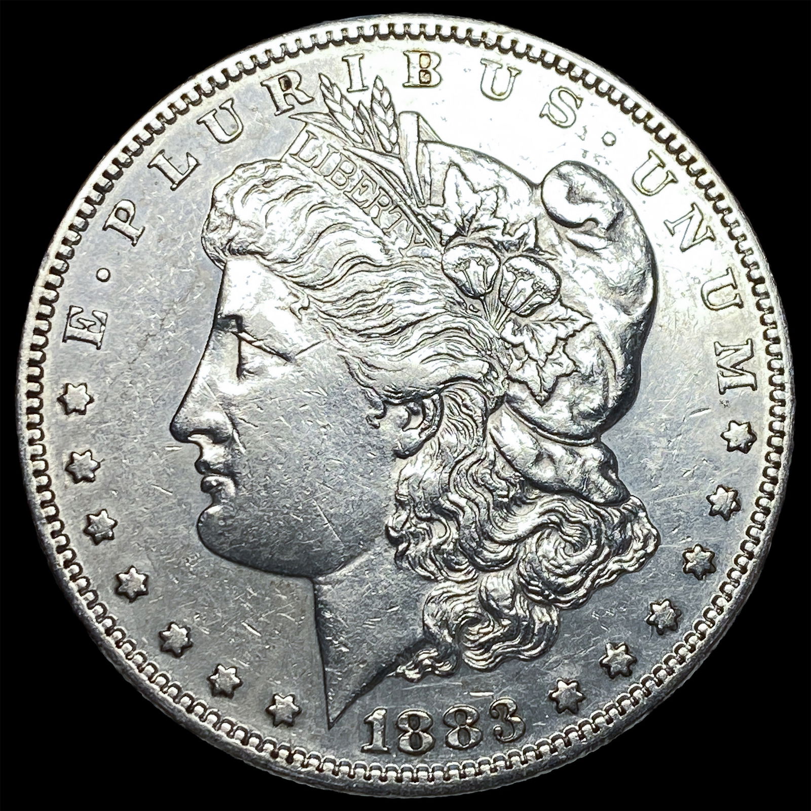 1883-S Morgan Silver Dollar CLOSELY UNCIRCULATED: 1883-S Morgan Silver Dollar CLOSELY UNCIRCULATED