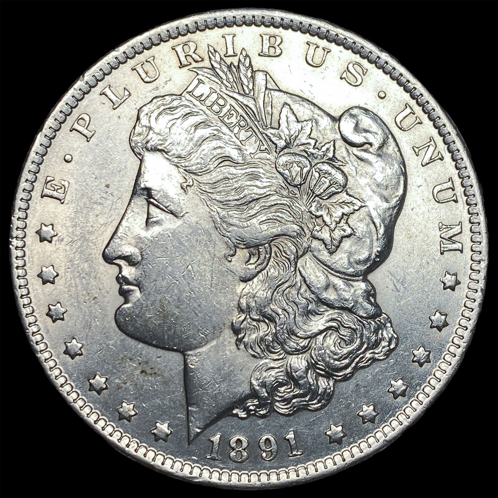 1891-CC Silver Morgan Dollar UNCIRCULATED (1 of 2)