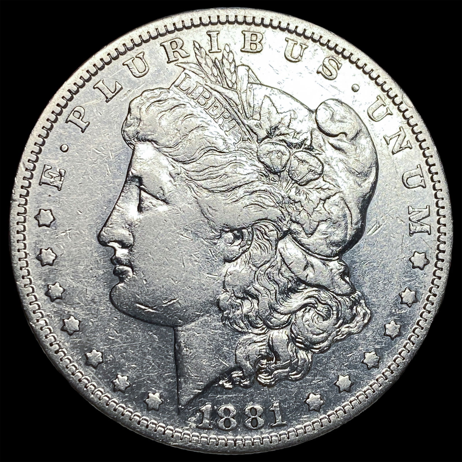 1881-S Silver Morgan Dollar CLOSELY UNCIRCULATED (1 of 2)