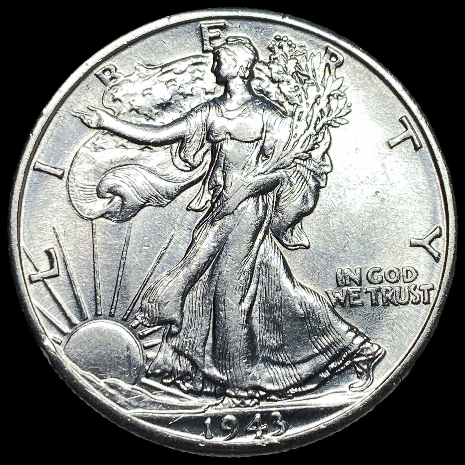 1943-D Silver Half Dollar UNCIRCULATED: 1943-D Silver Half Dollar UNCIRCULATED