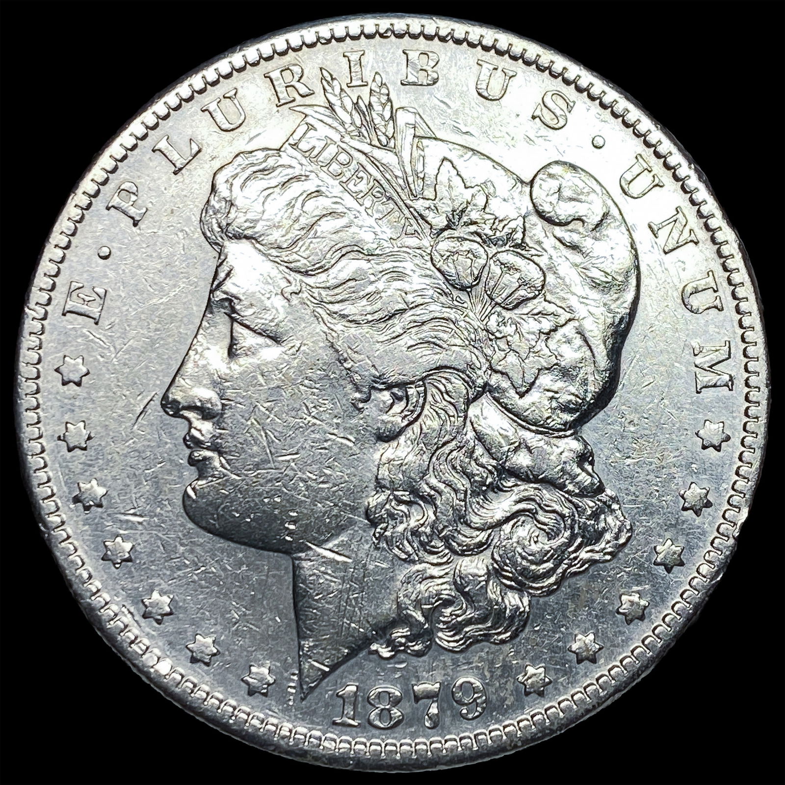 1879-S Silver Morgan Dollar CLOSELY UNCIRCULATED (1 of 2)