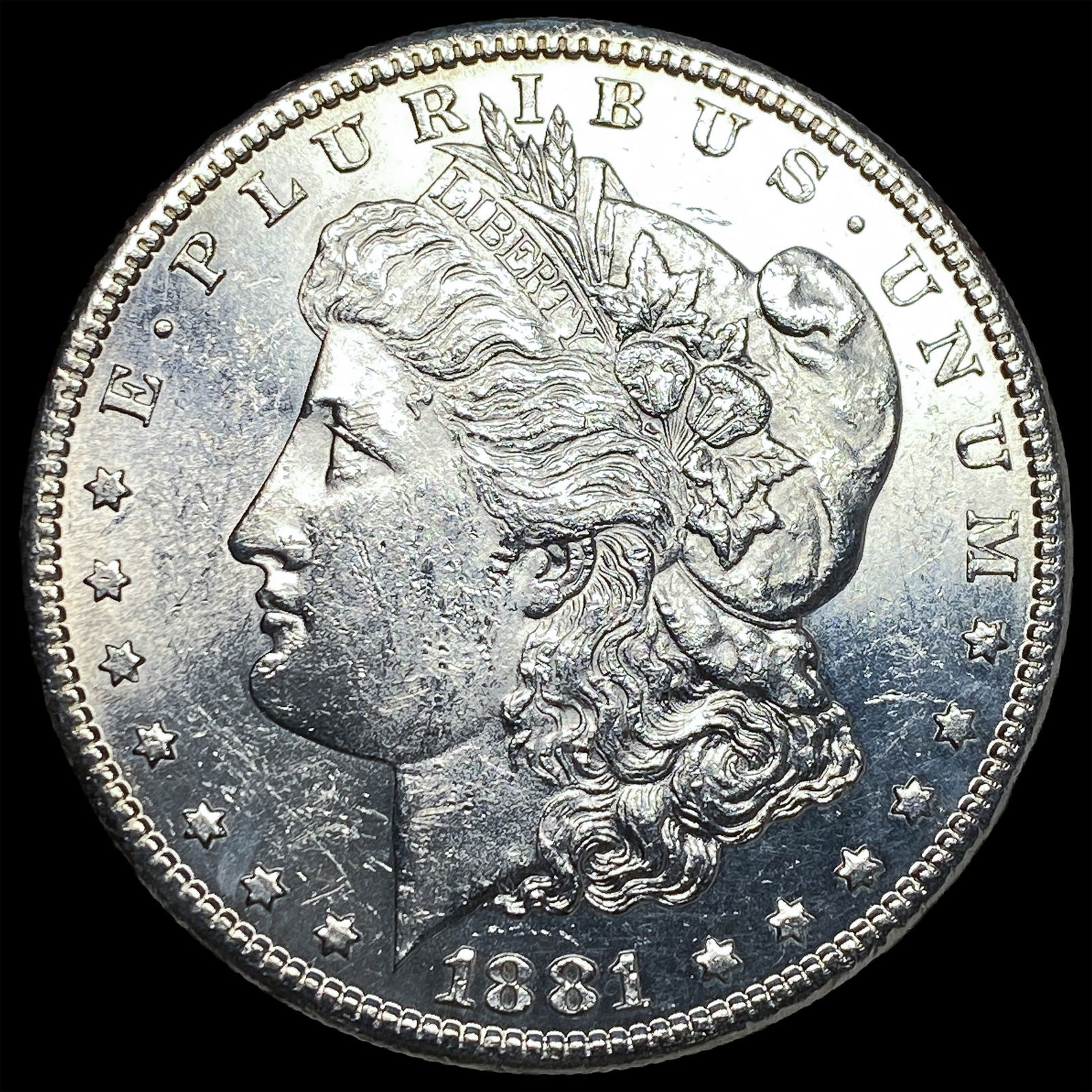1881-S Silver Morgan Dollar CHOICE BU: 1881-S Silver Morgan Dollar CHOICE BU