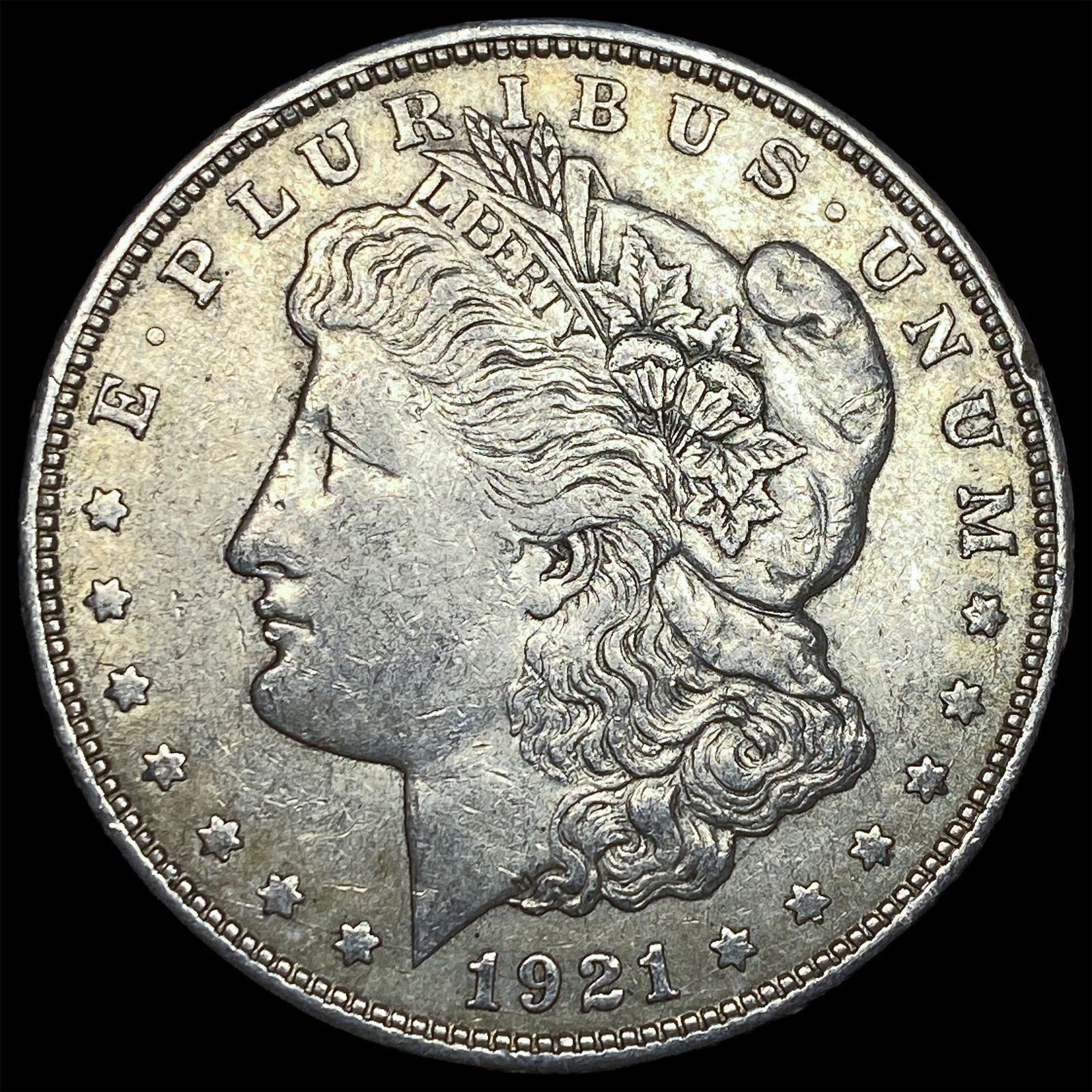 1921 Silver Morgan Dollar CLOSELY UNCIRCULATED: 1921 Silver Morgan Dollar CLOSELY UNCIRCULATED