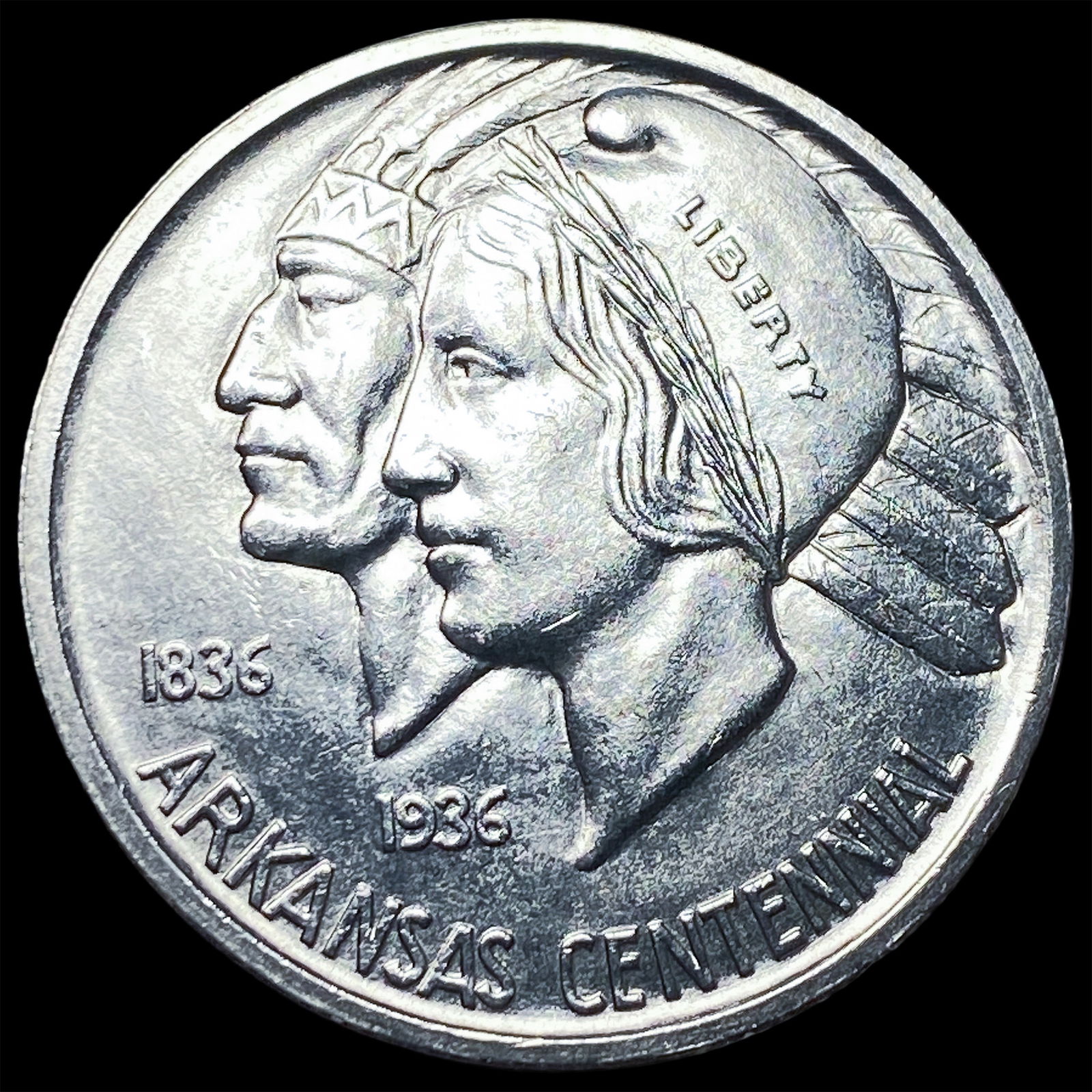 1936 Arkansas Centennial Half Dollar GEM BU: 1936 Arkansas Centennial Half Dollar GEM BU
