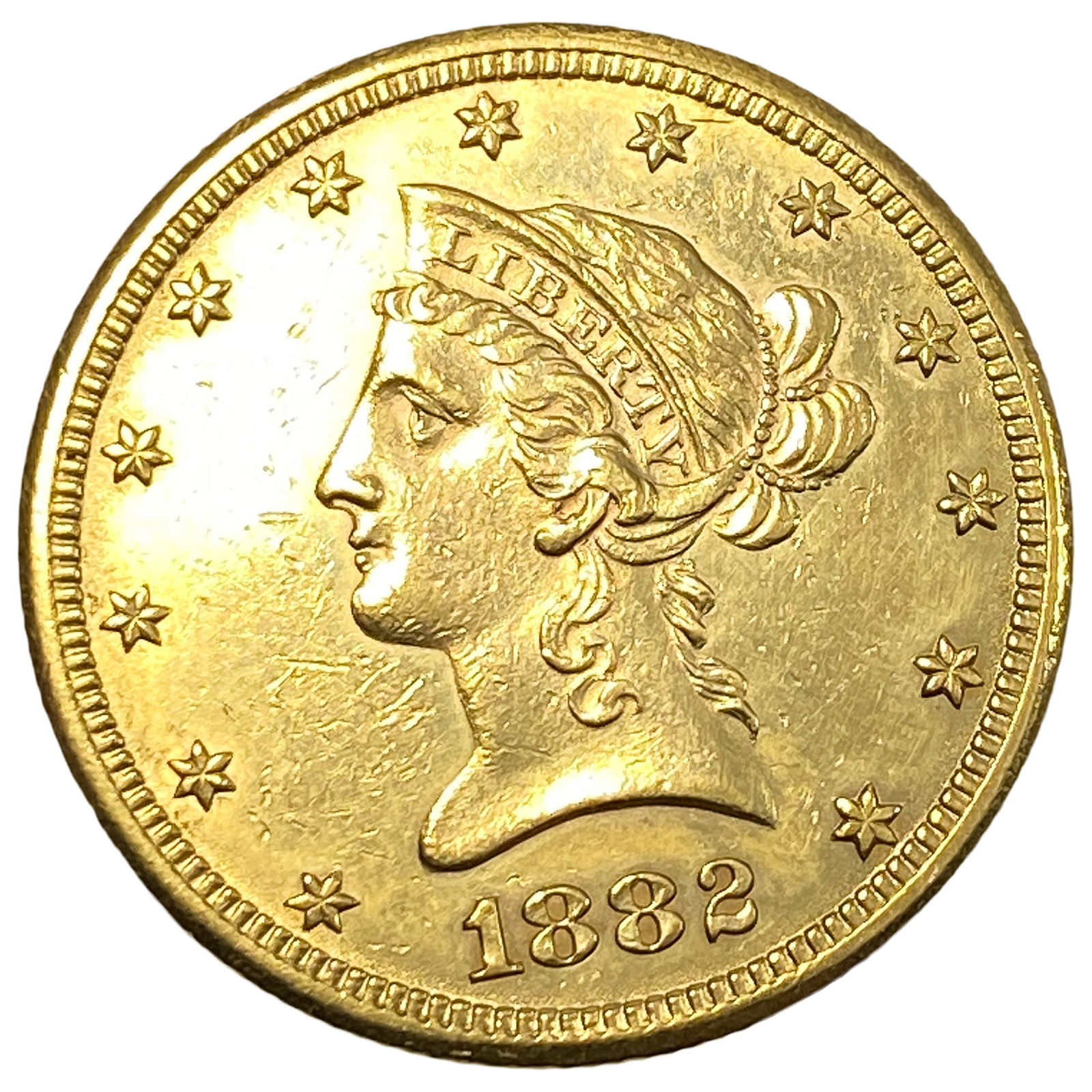1882-CC $10 Gold Eagle: 1882-CC $10 Gold Eagle