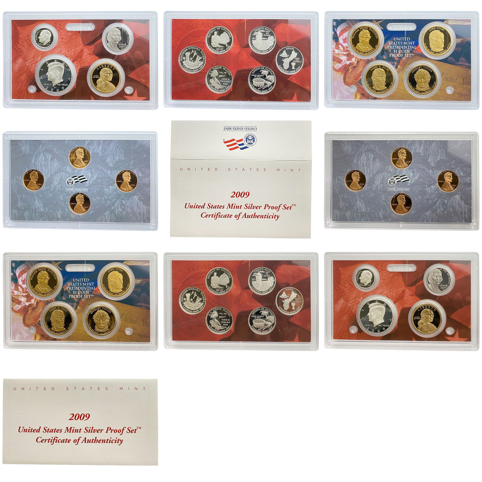 [2] 2009 U.S. Proof Set Coins (1 of 2)