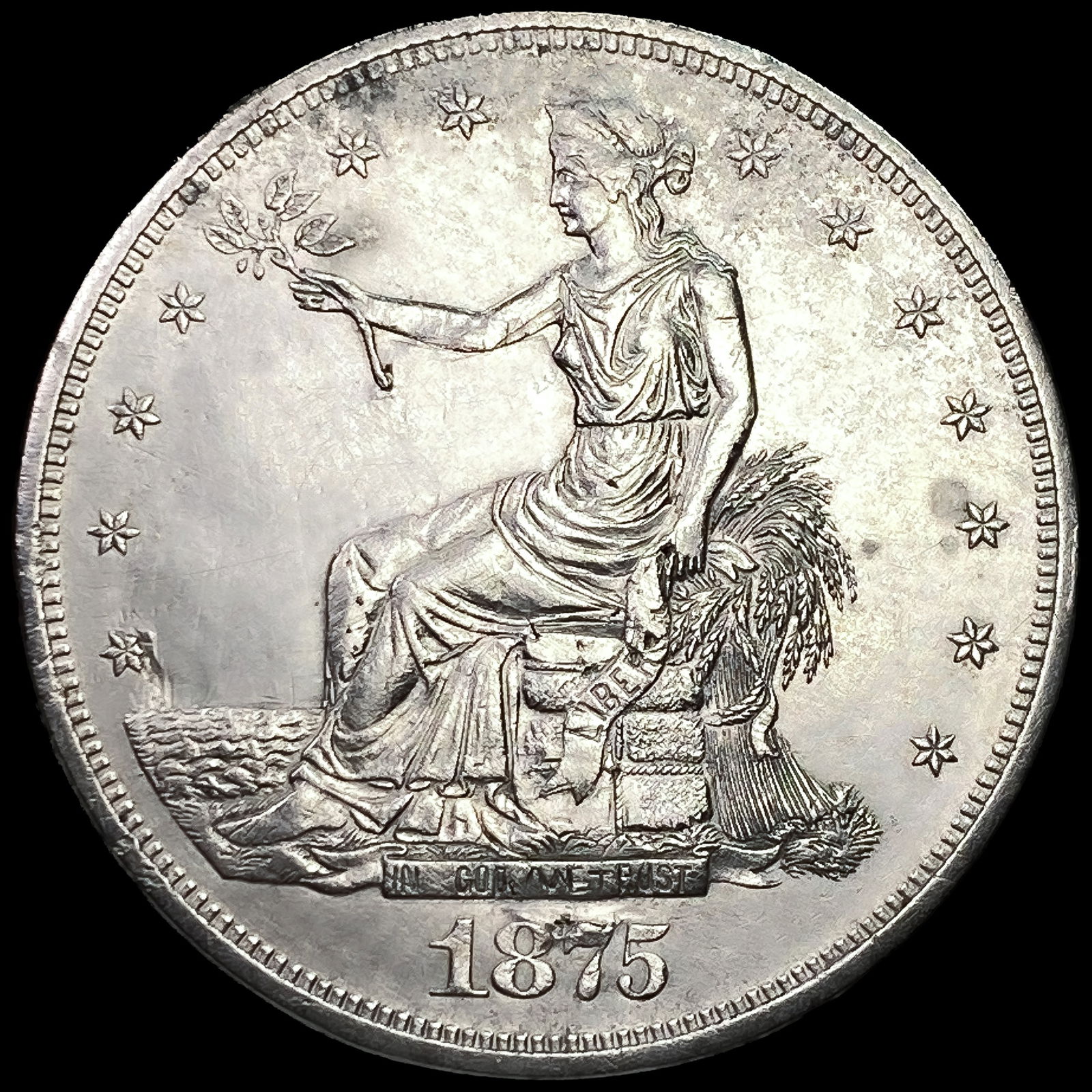 1875-CC Silver Trade Dollar: 1875-CC Silver Trade Dollar