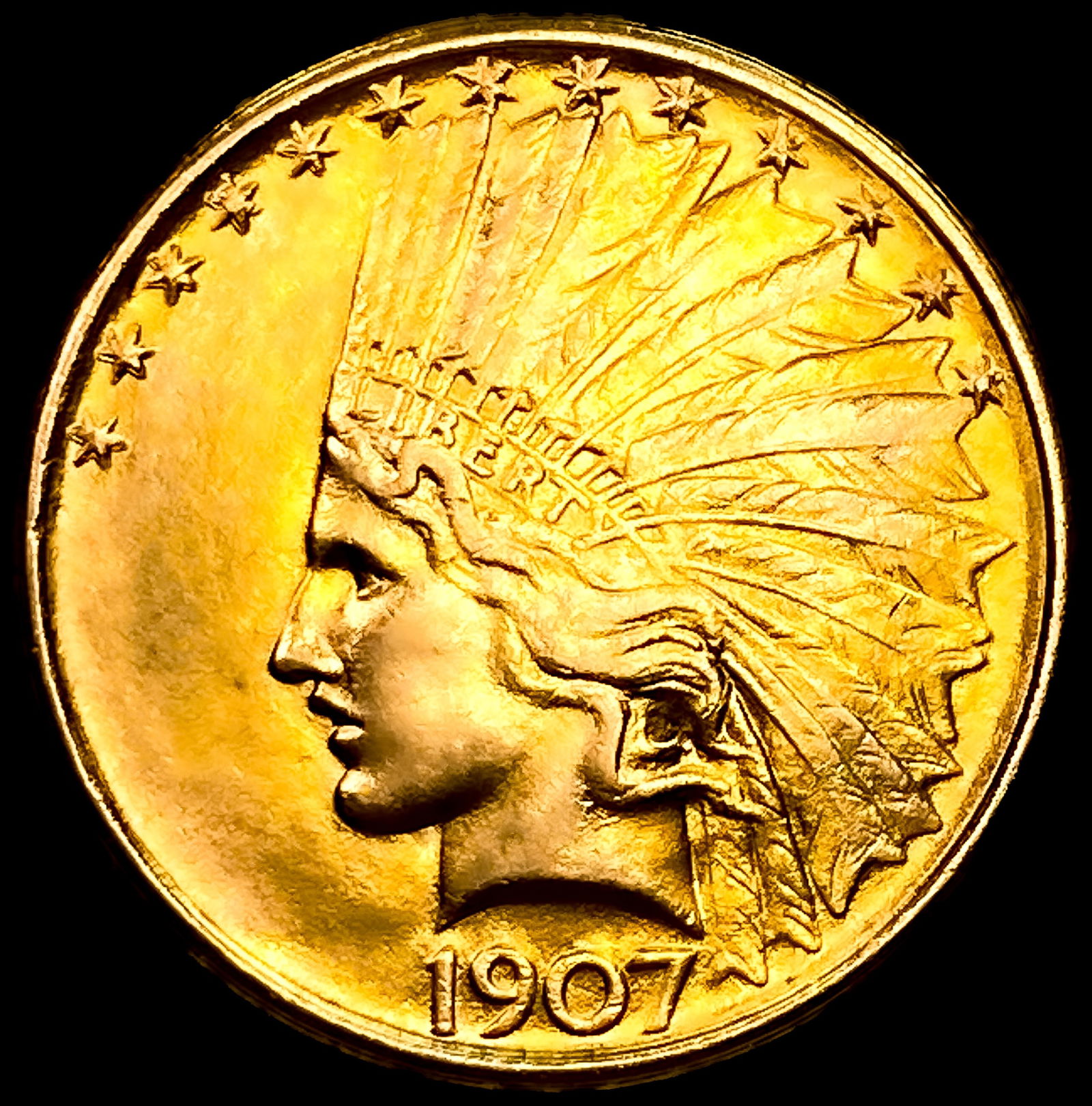 1907 $10 Gold Eagle: 1907 $10 Gold Eagle