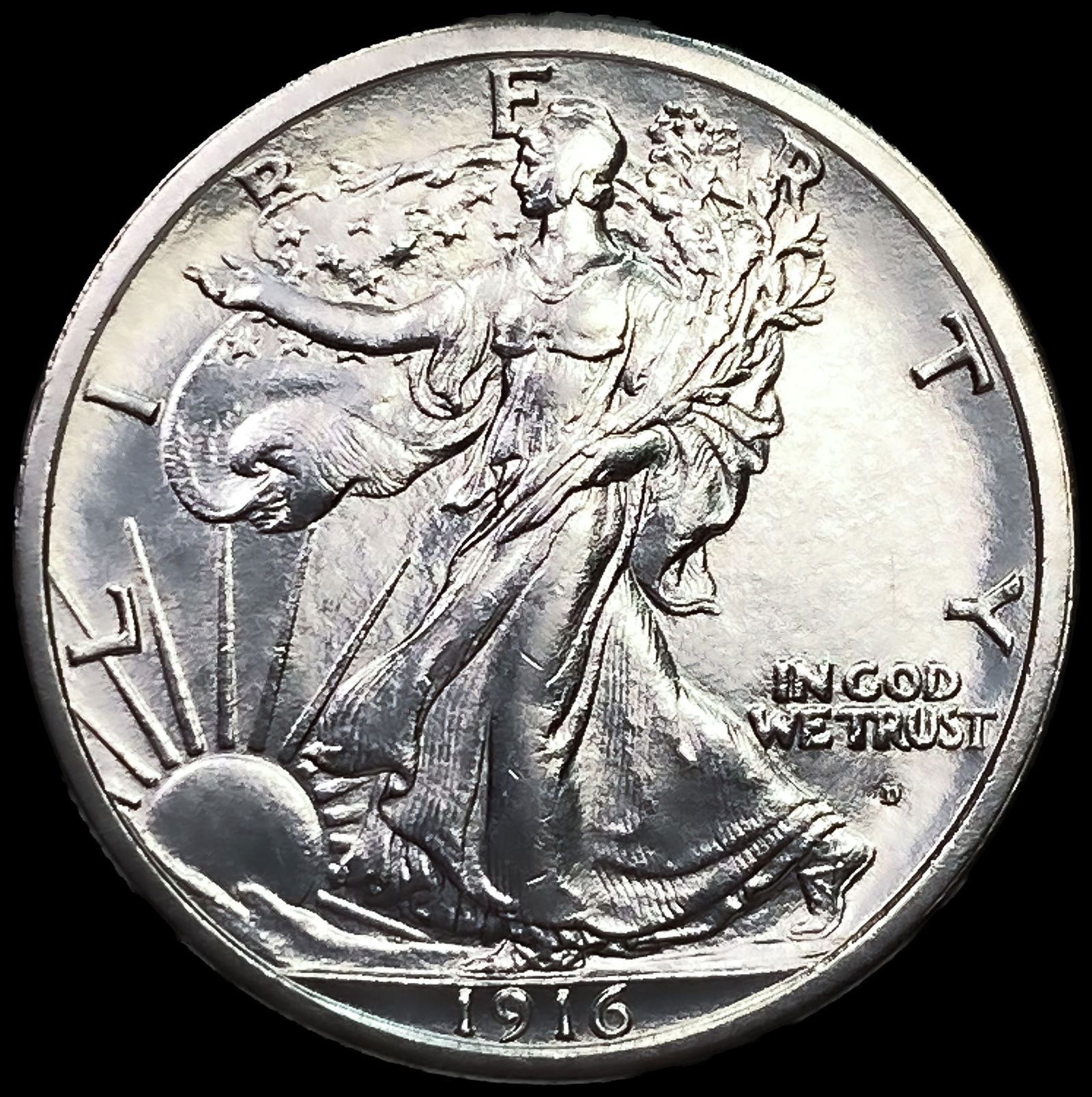 1916-D Walking Liberty Half Dollar: 1916-D Walking Liberty Half Dollar