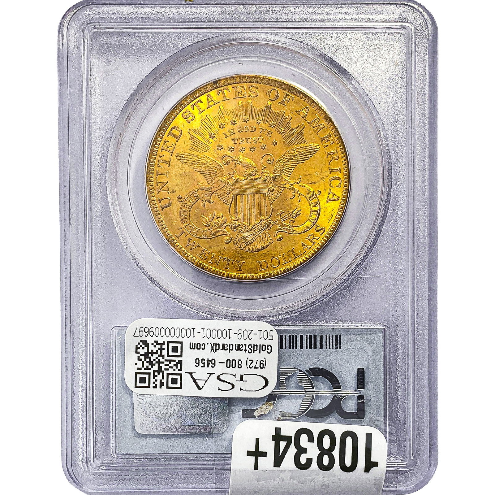1900 $20 Gold Double Eagle PCGS MS64 - 2